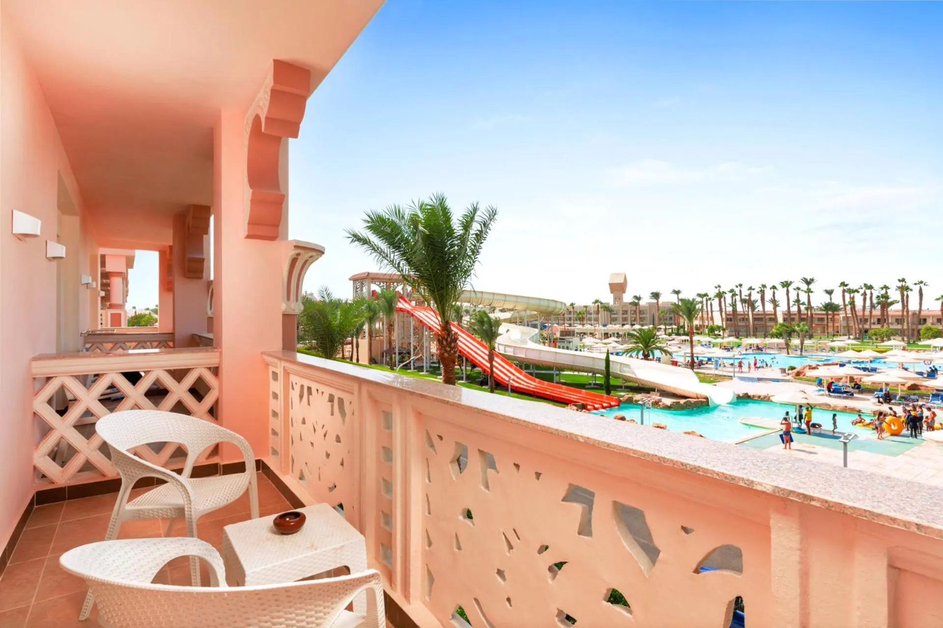 Pool view in Pickalbatros Palace - Aqua Park Hurghada