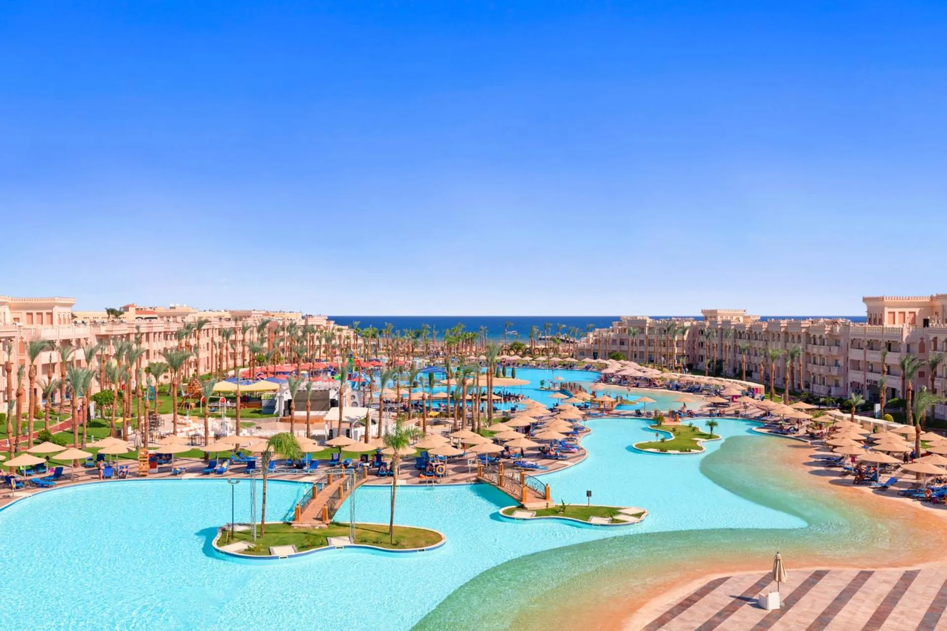Bird's eye view in Pickalbatros Palace - Aqua Park Hurghada