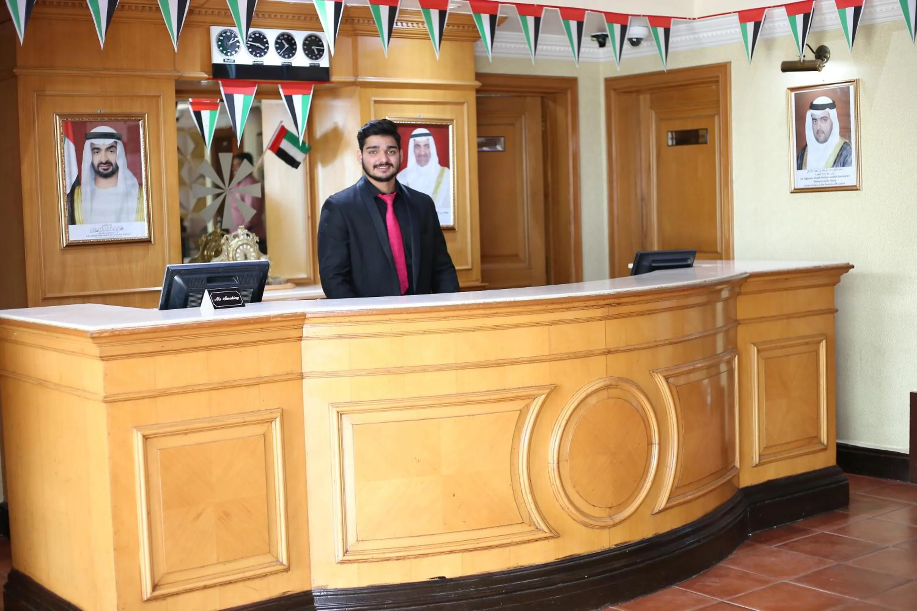 Staff in City Plaza Hotel