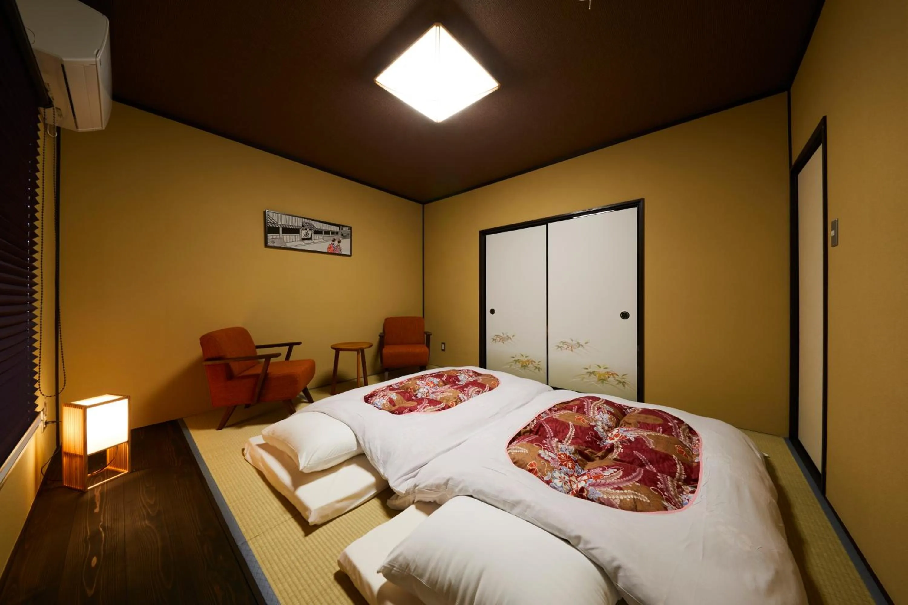 Bed in Rinn Yasaka Kodaiji