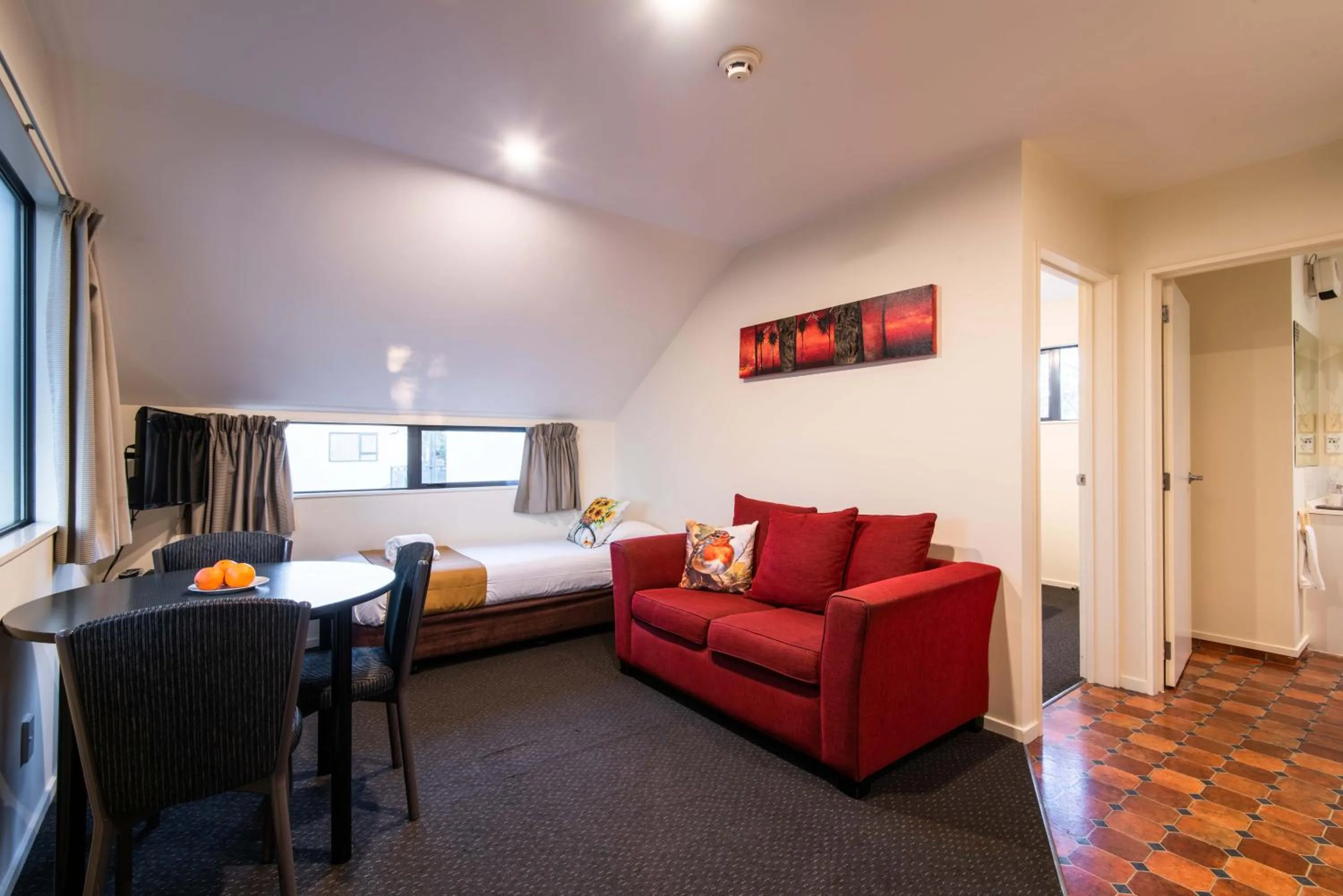 Bed in 298 Westside Motor Lodge