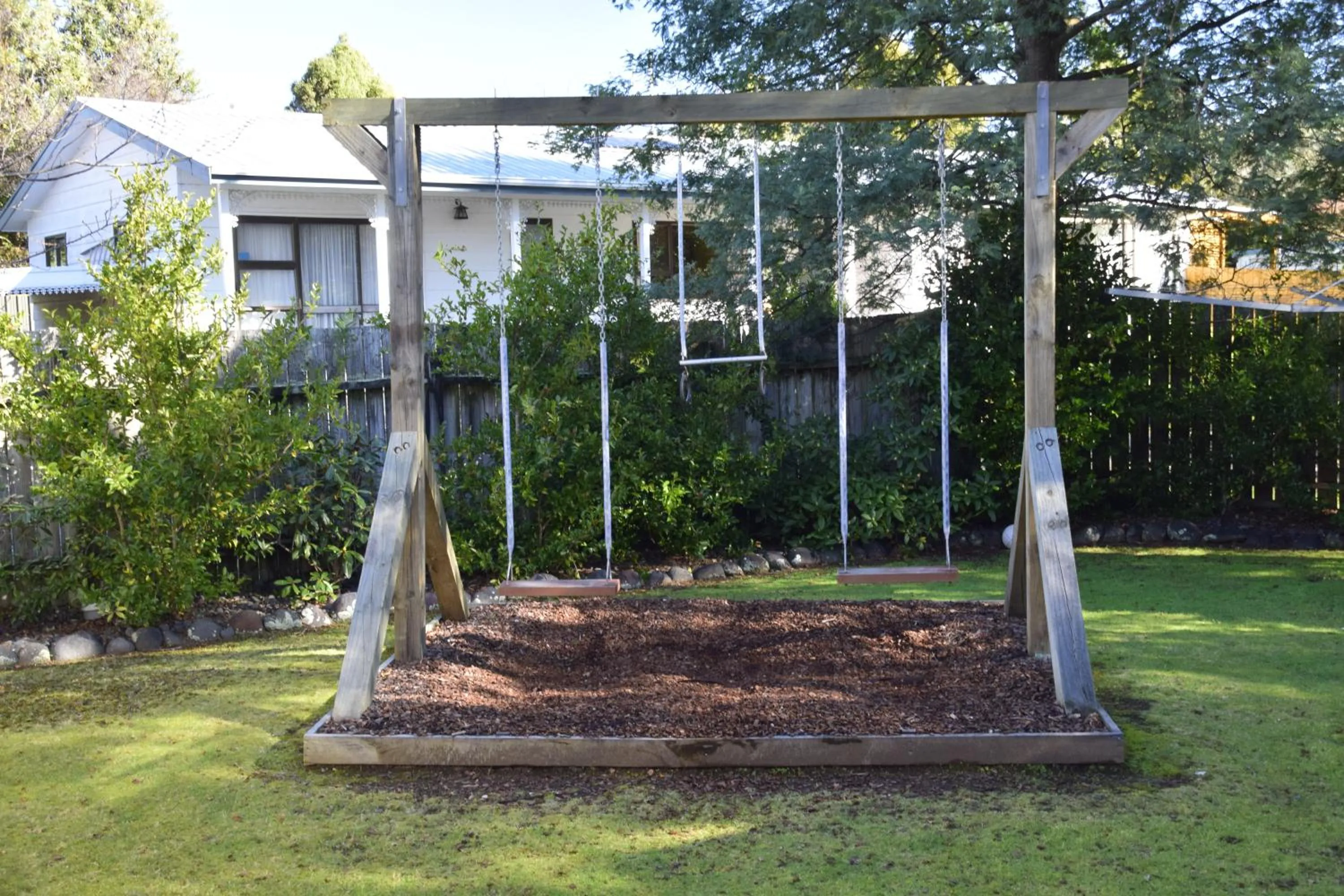Children play ground in Judges Pool Motel Turangi
