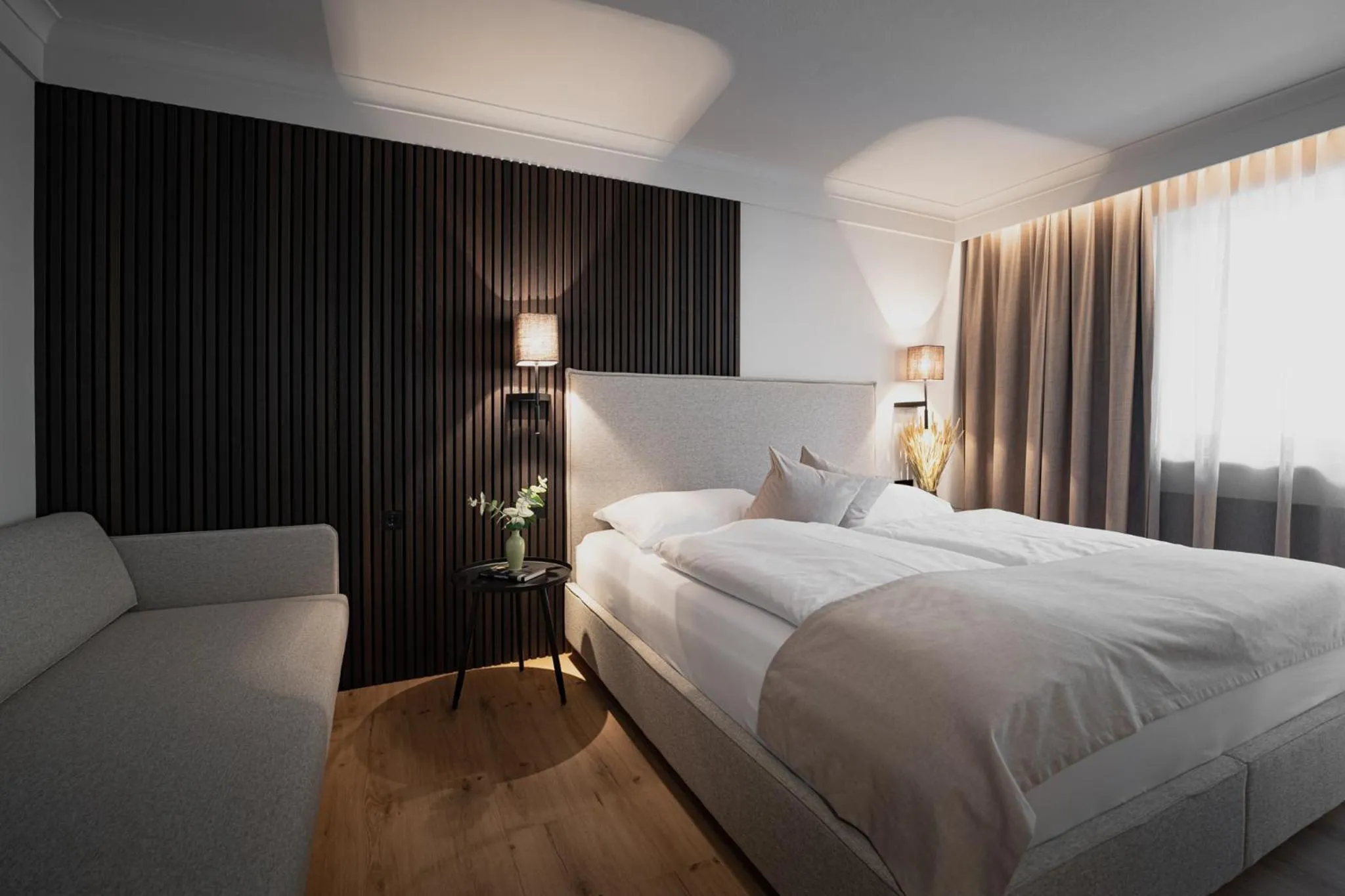 Bedroom, Bed in Hotel Schachner