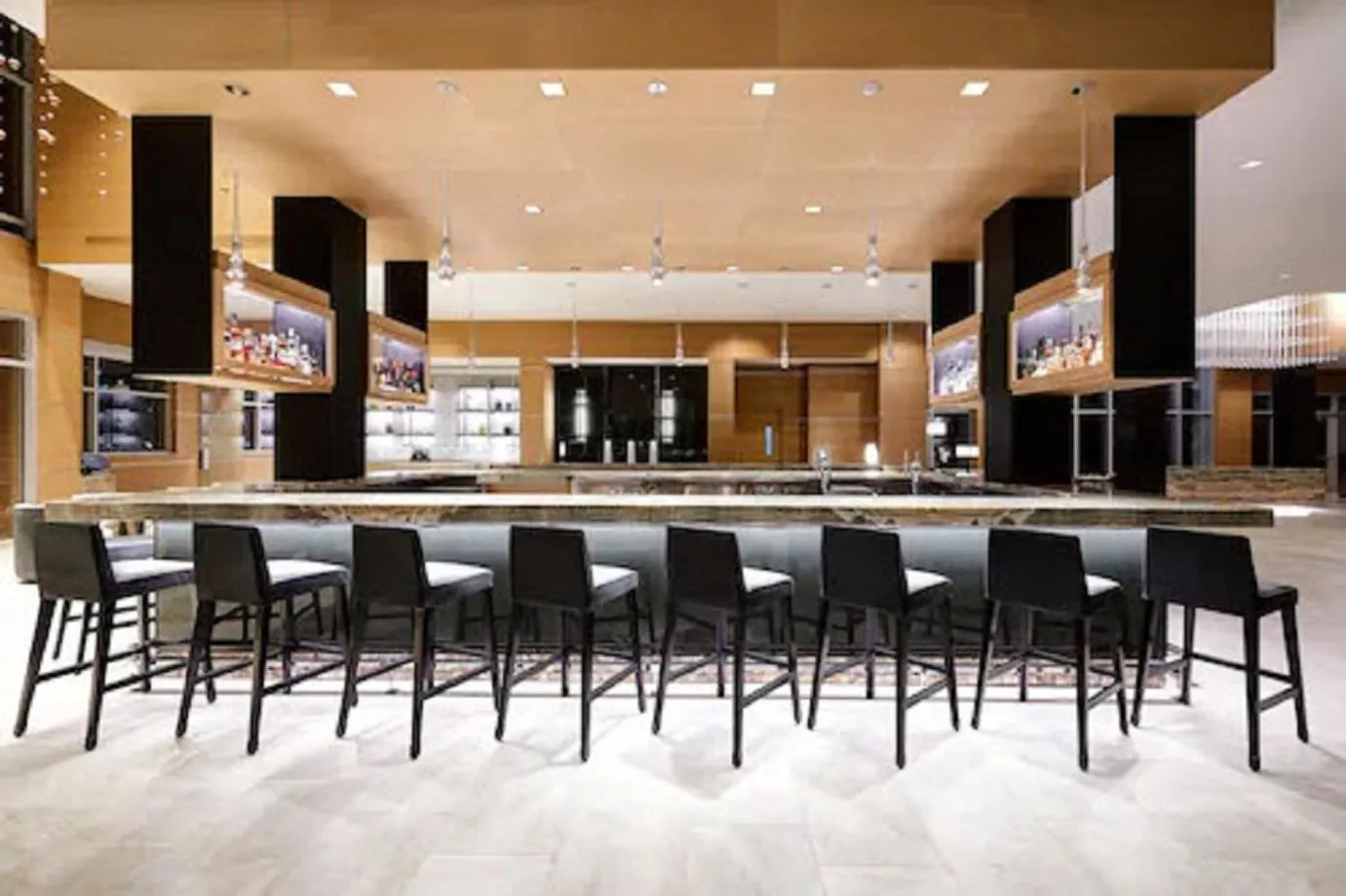 Lounge or bar in AC Hotel by Marriott Oklahoma City Bricktown