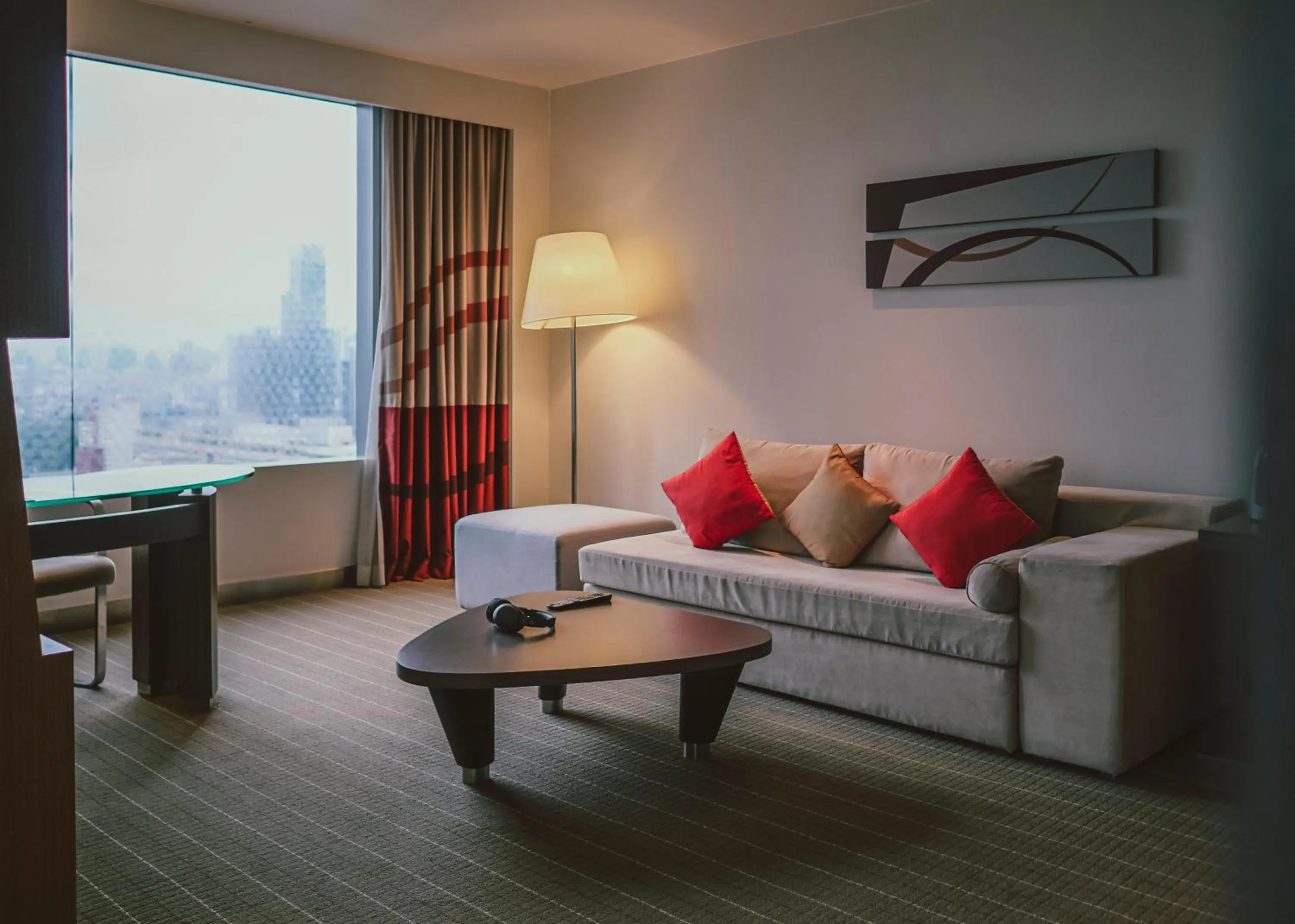 Living room in Four Points by Sheraton Bangkok Ploenchit Sukhumvit