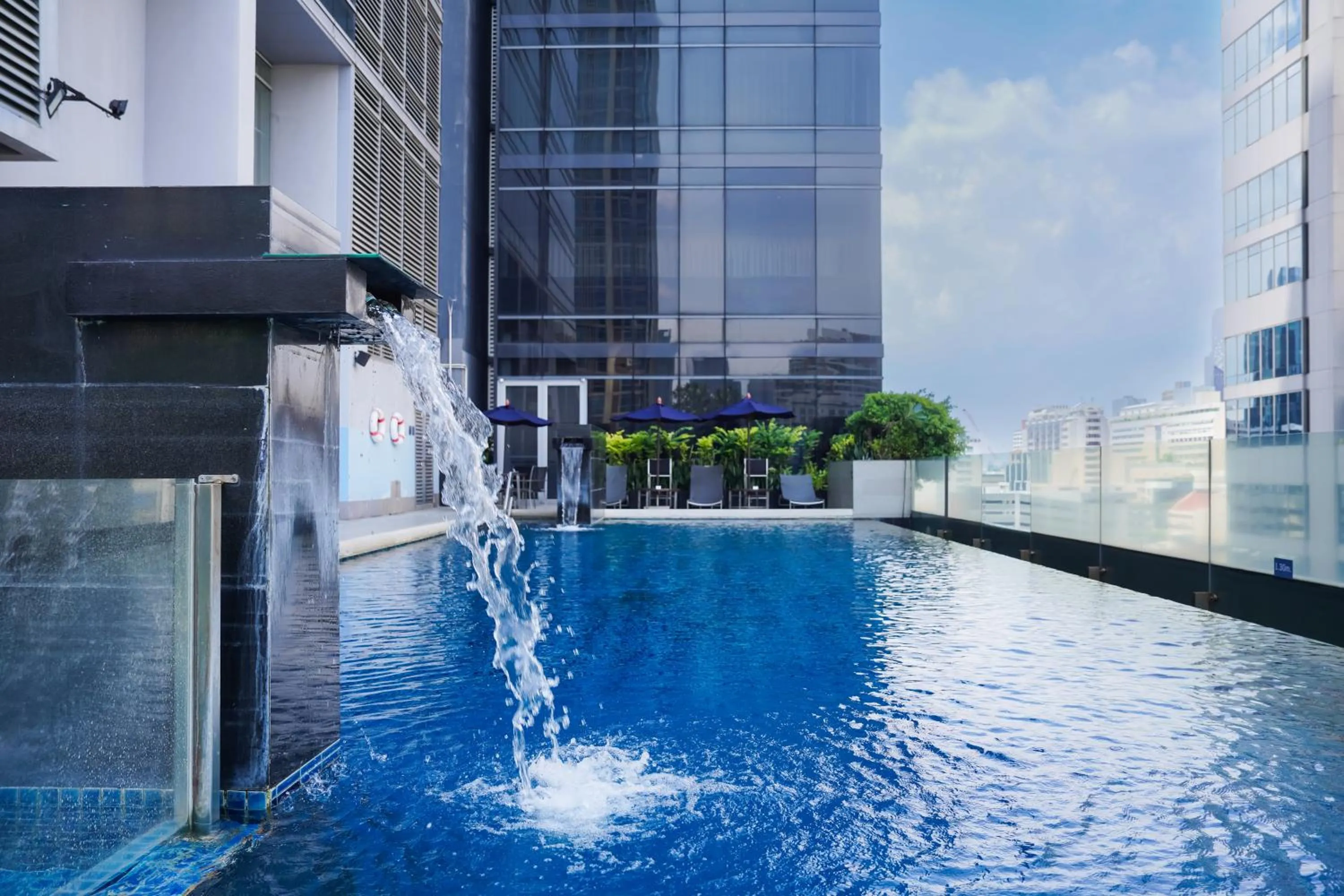 Swimming pool in Four Points by Sheraton Bangkok Ploenchit Sukhumvit