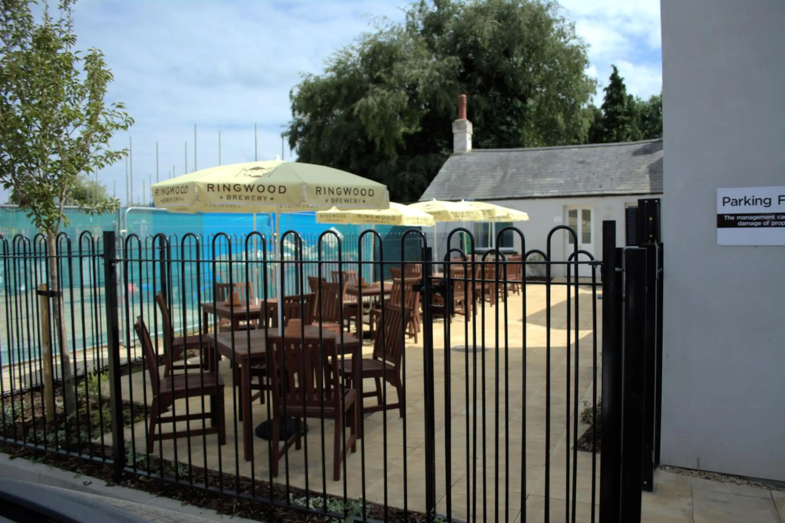 Garden in The Swan @Old Stratford