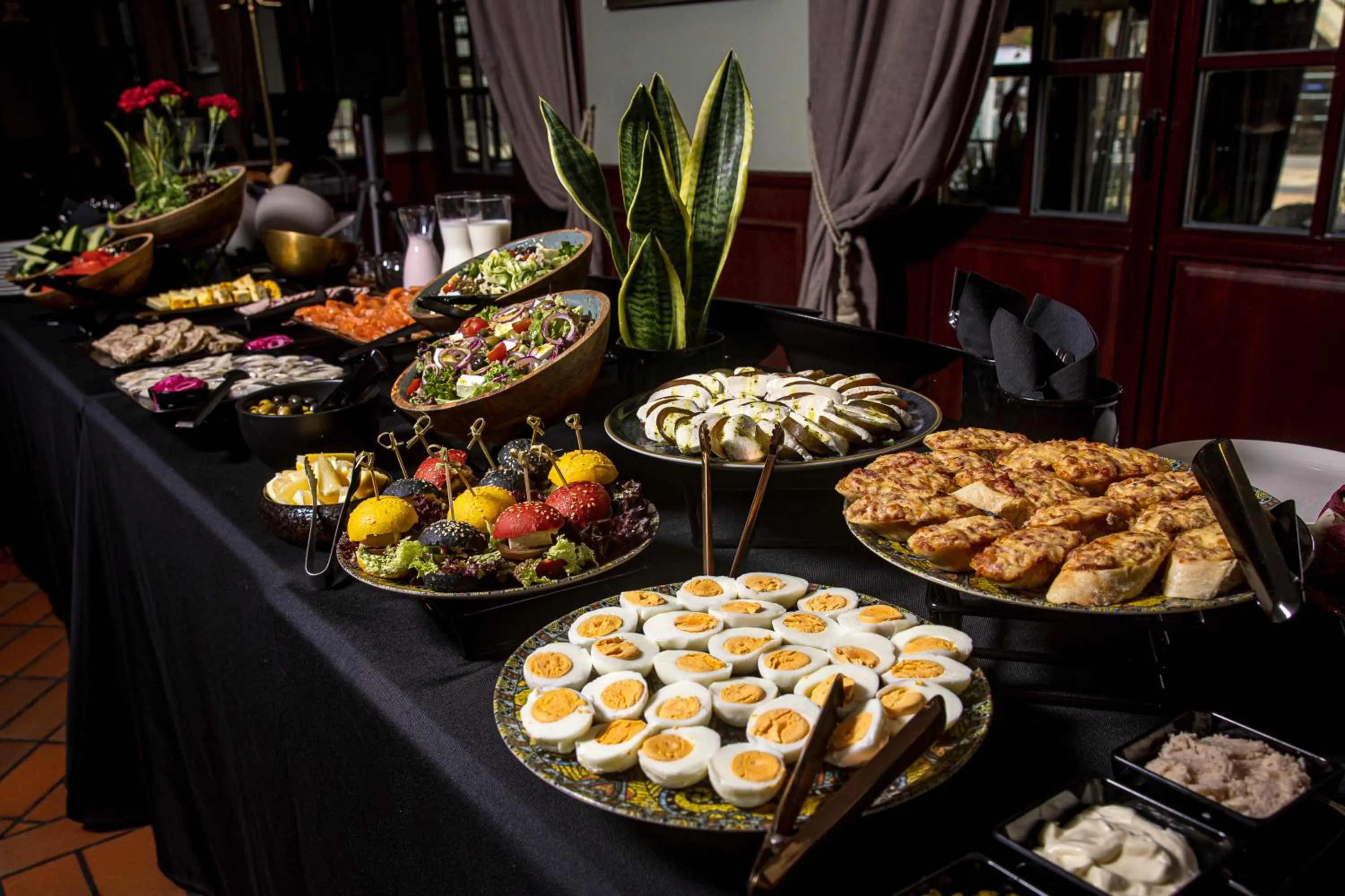 Breakfast in Senoji Hansa Hotel