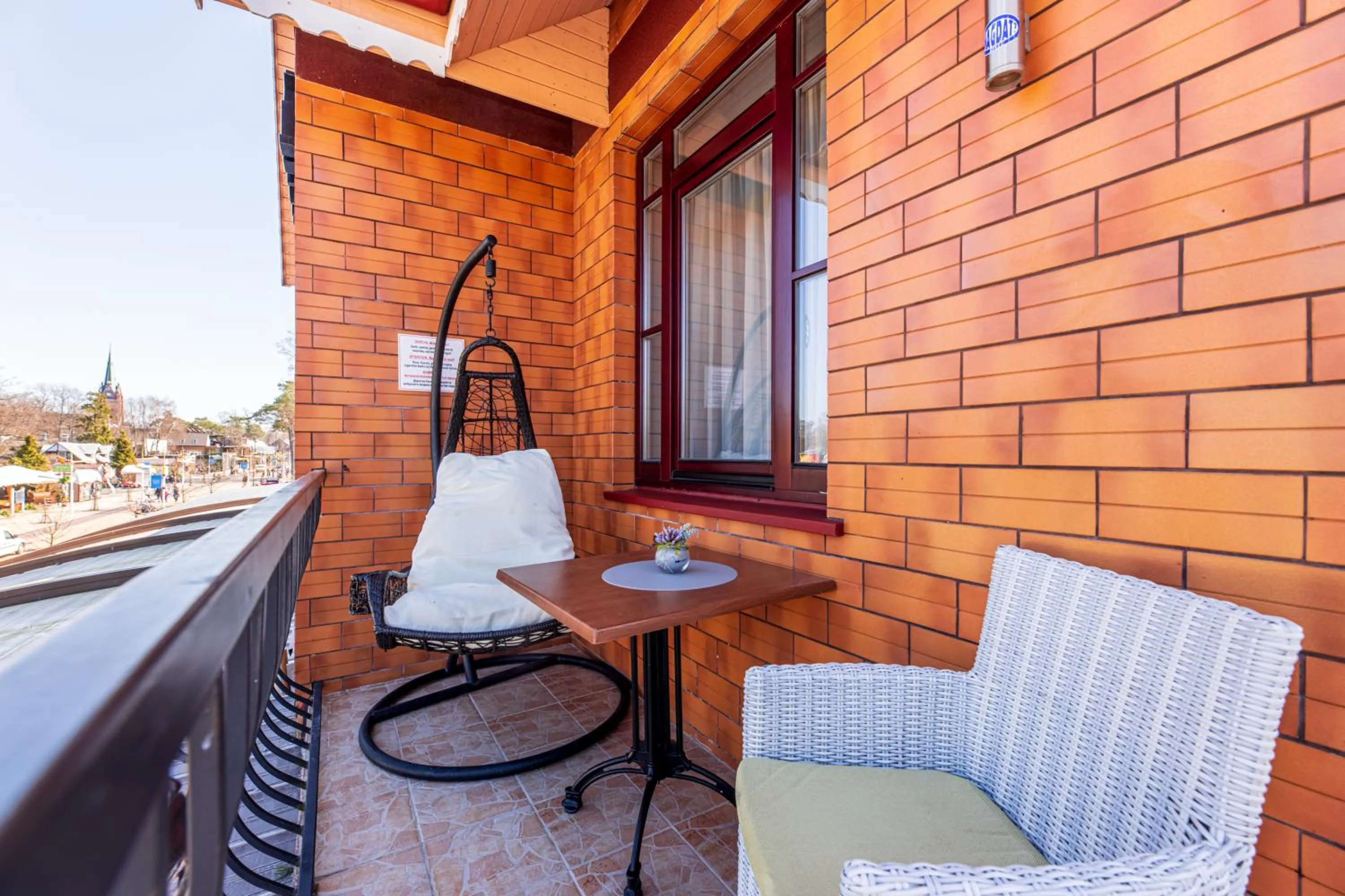 Balcony/Terrace in Senoji Hansa Hotel