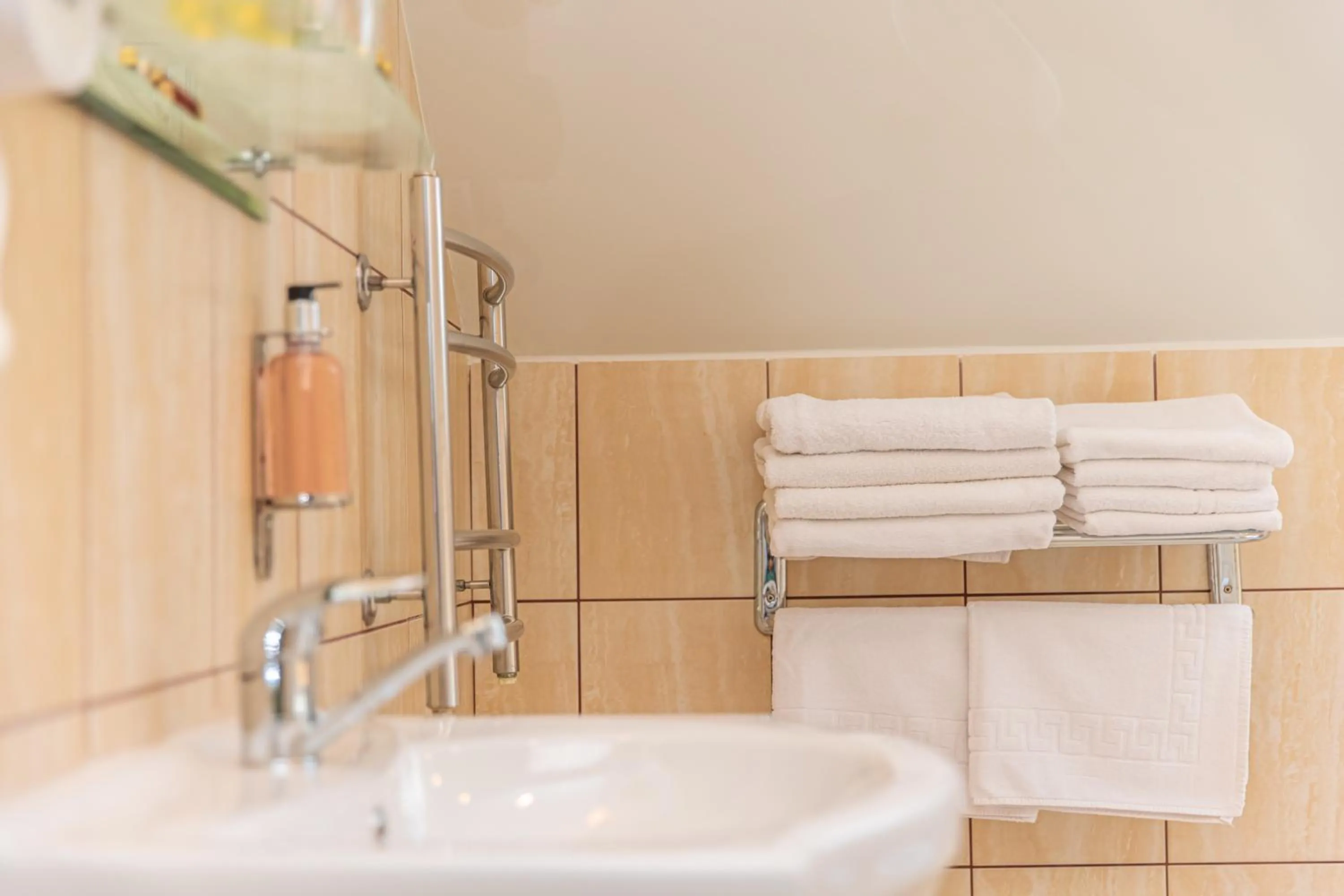 Bathroom in Senoji Hansa Hotel