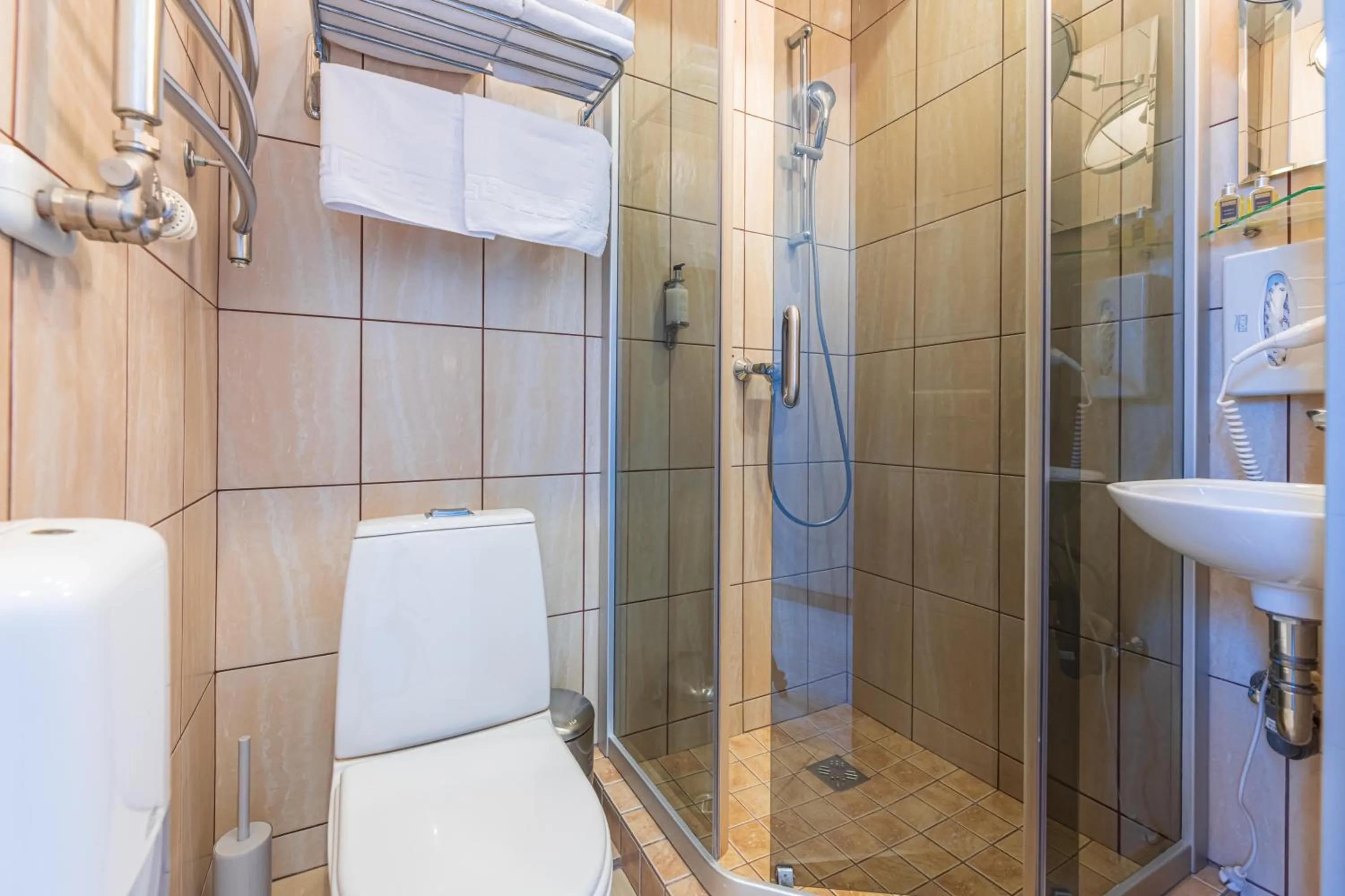 Bathroom in Senoji Hansa Hotel