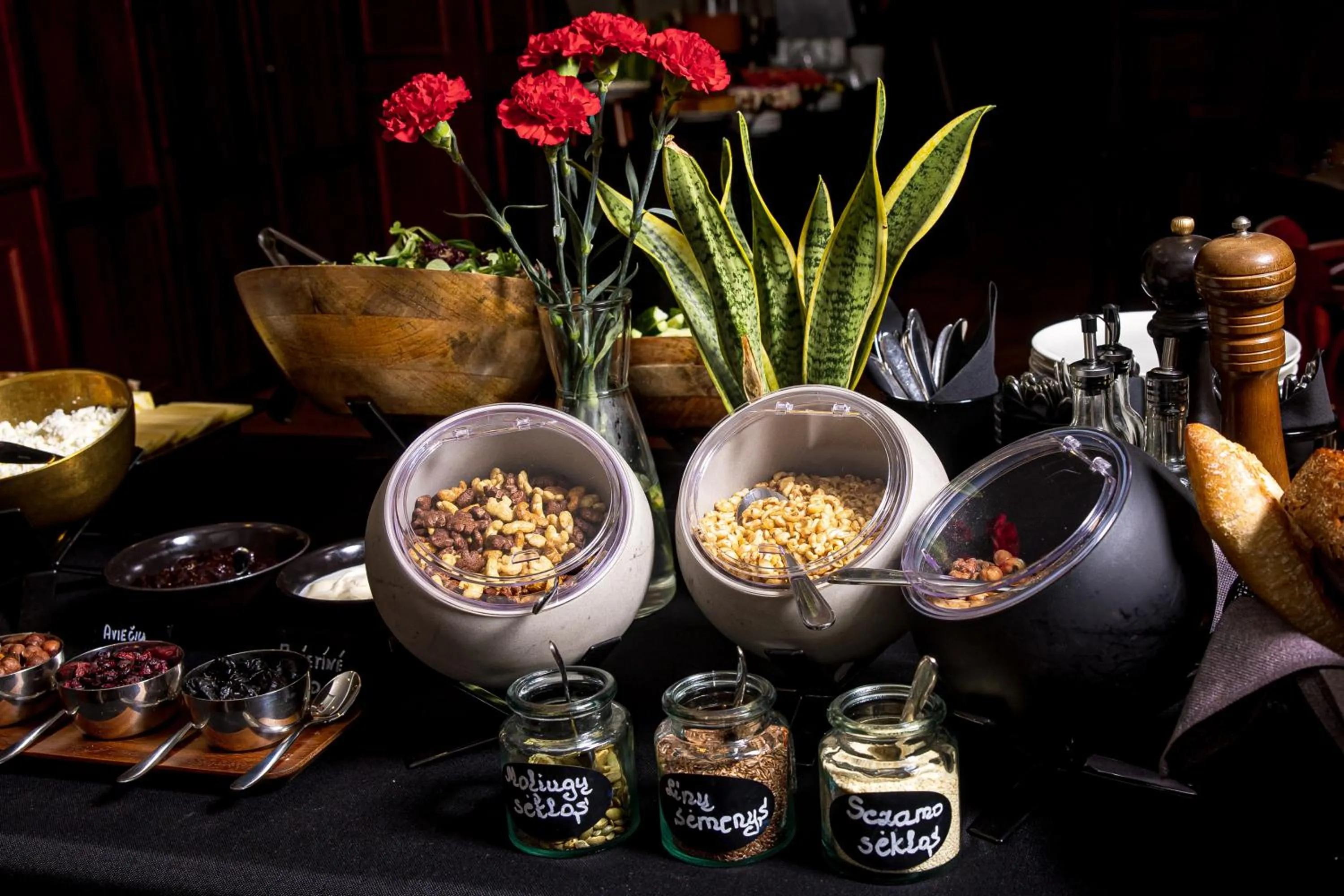 Breakfast in Senoji Hansa Hotel