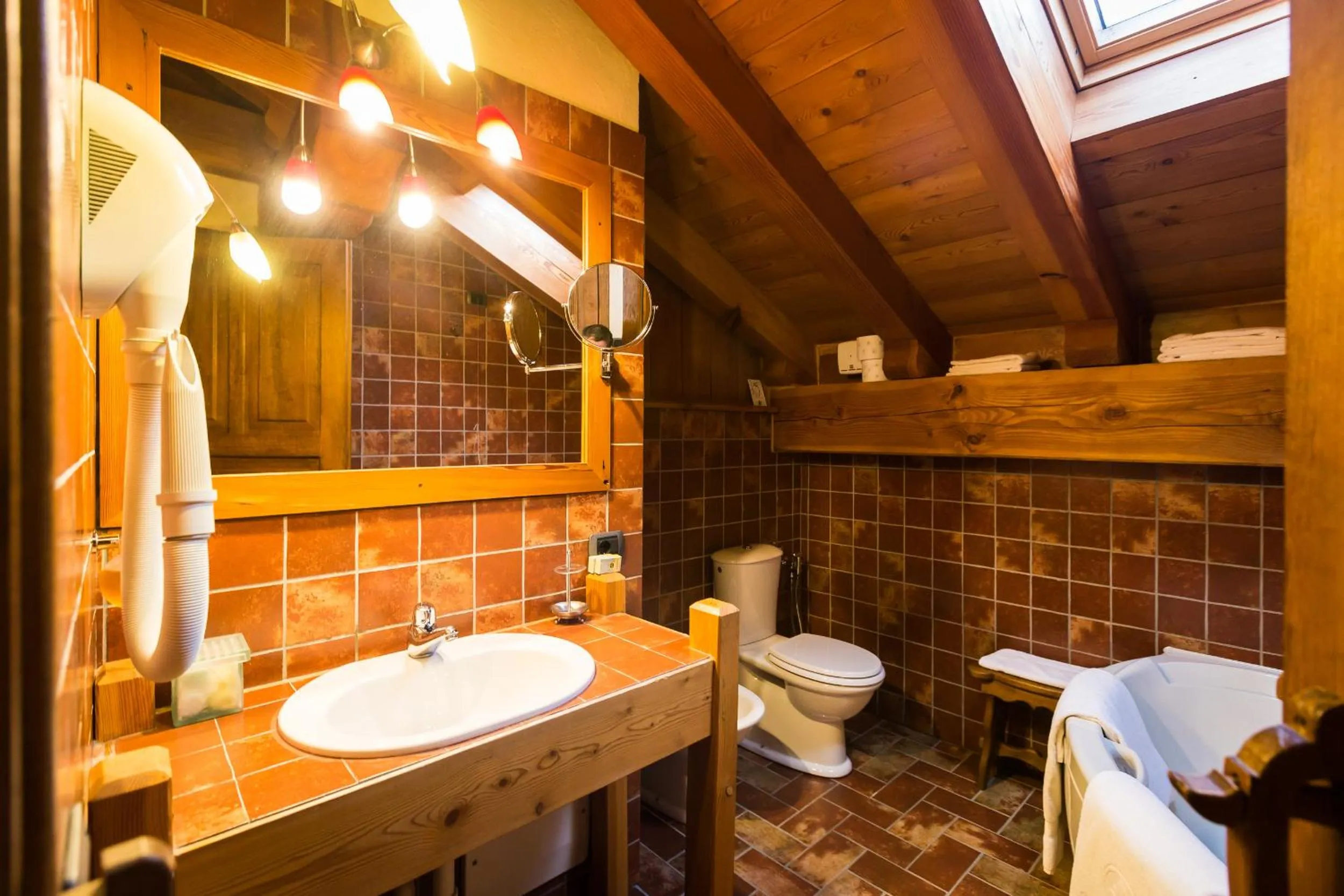 Bathroom in Hotel Lyshaus