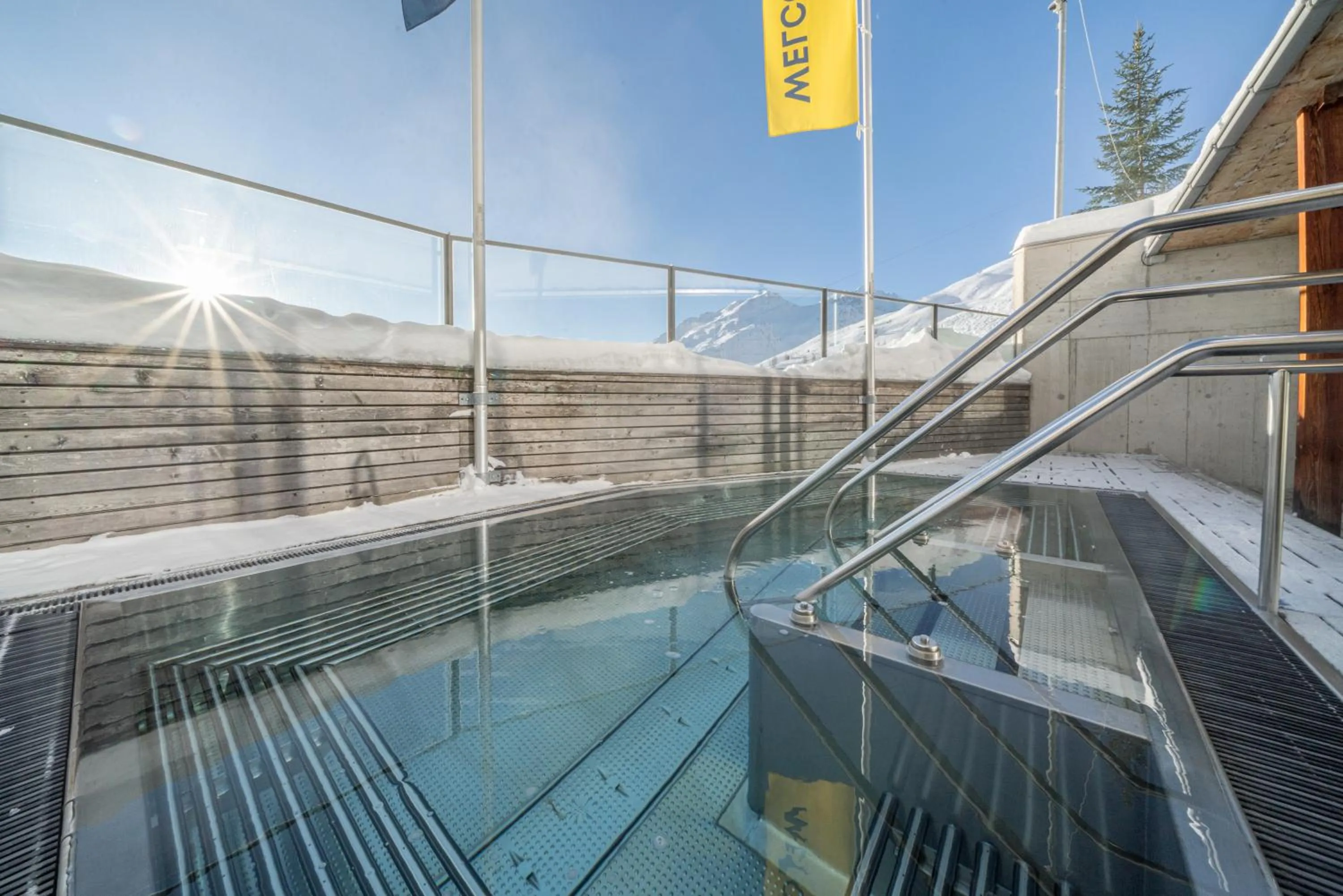 Hot Tub in Hotel Hochsölden