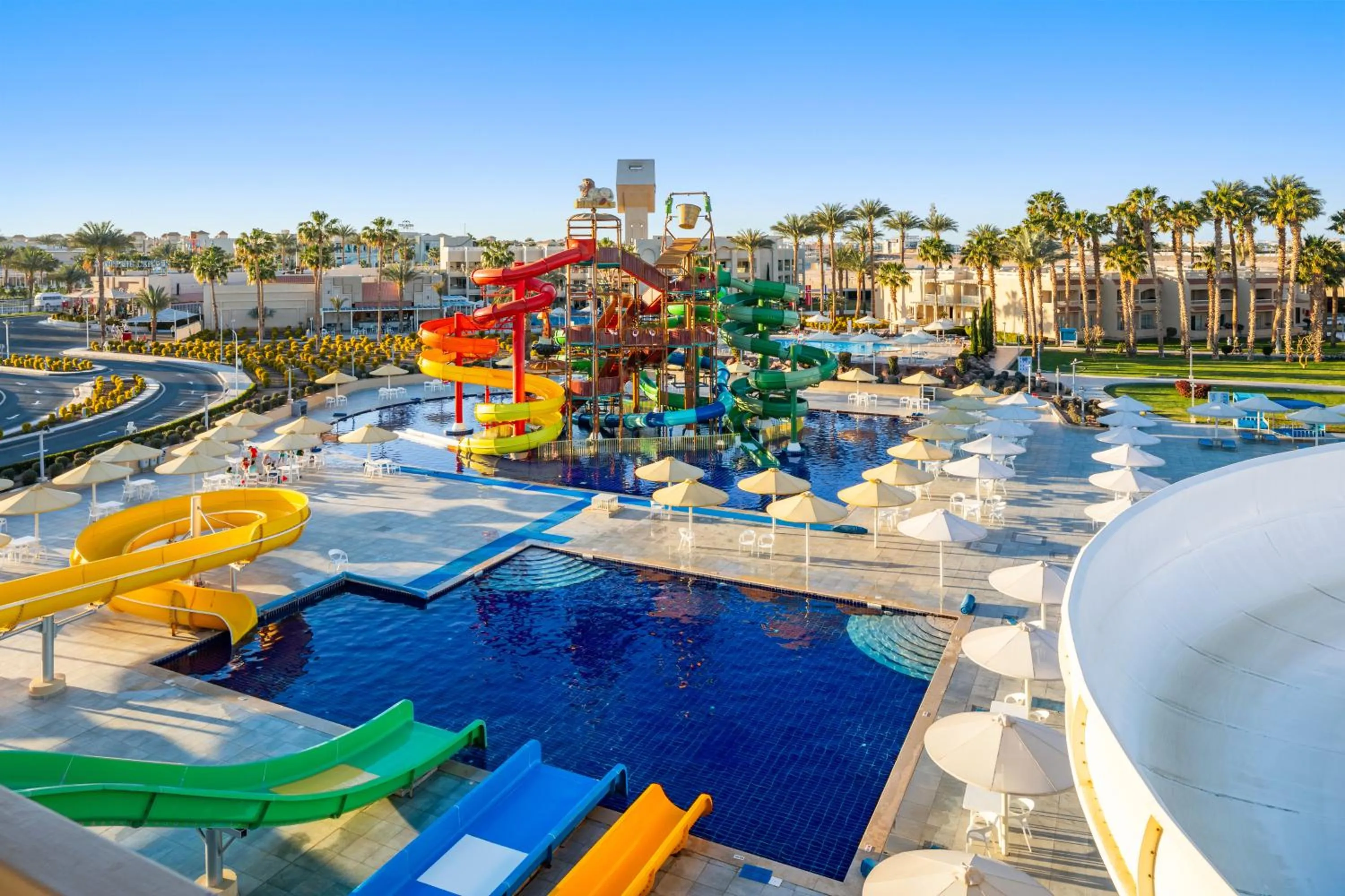 Aqua park in Beach Albatros Aqua Park - Hurghada