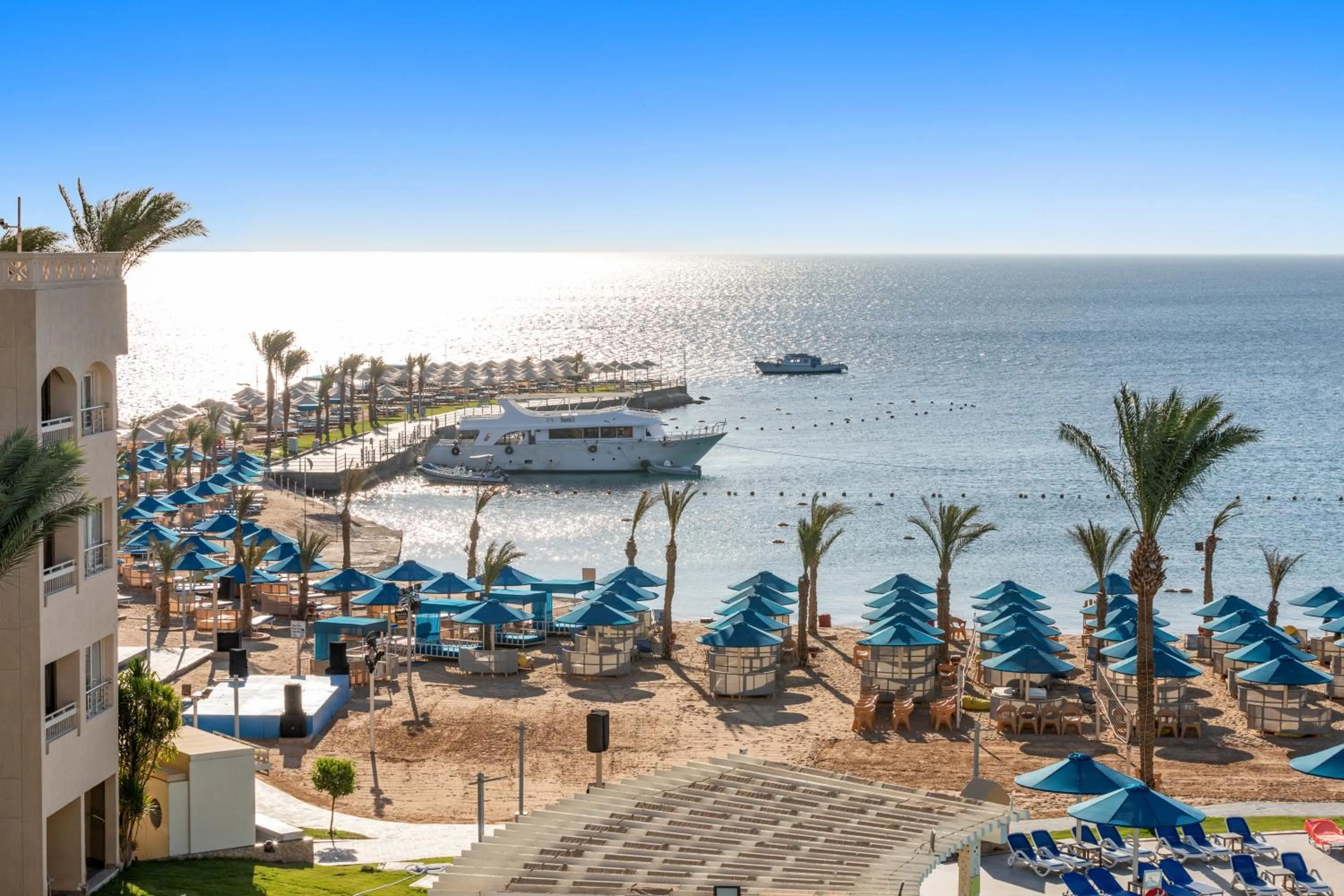 Sea view in Beach Albatros Aqua Park - Hurghada