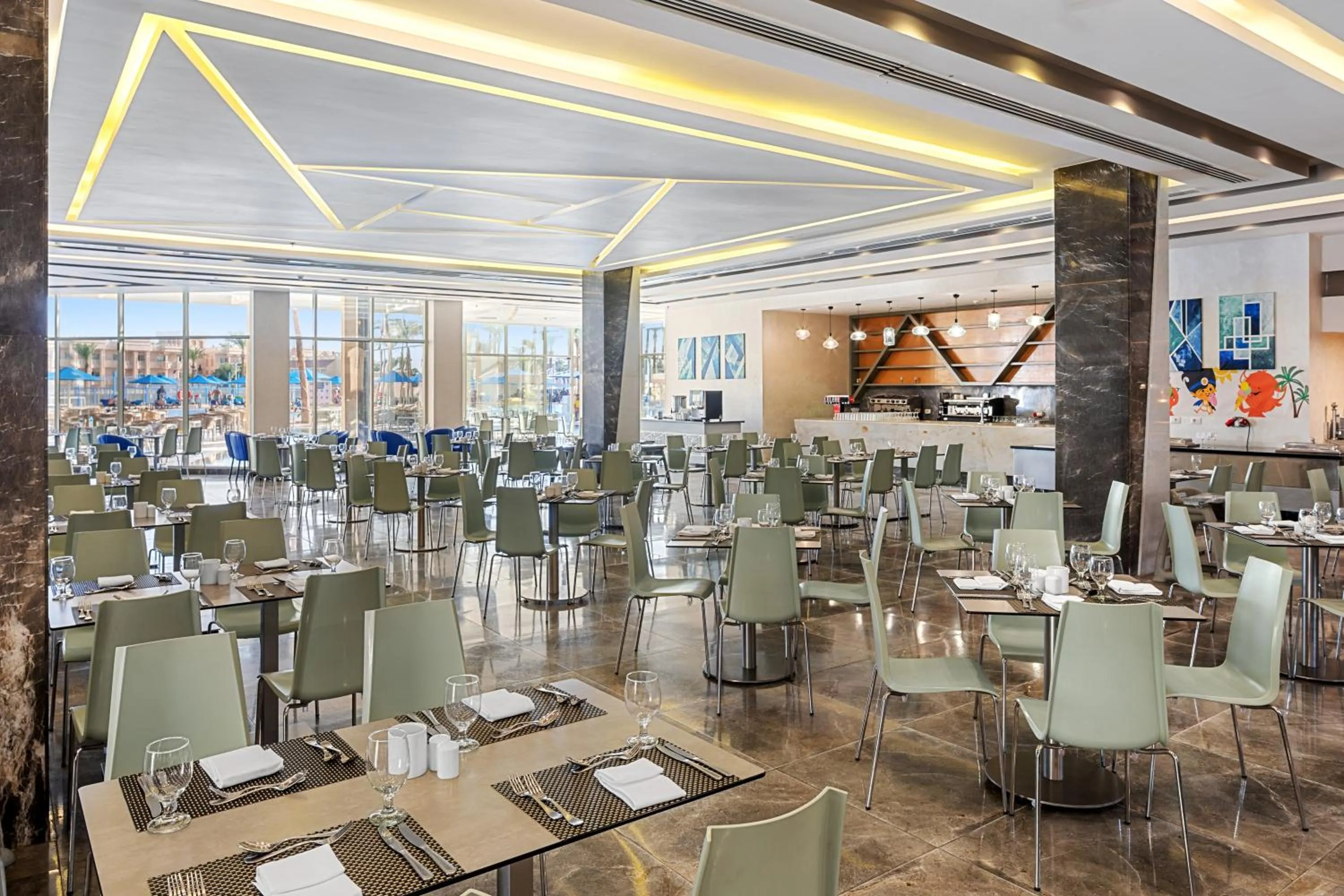 Restaurant/places to eat in Beach Albatros Aqua Park - Hurghada