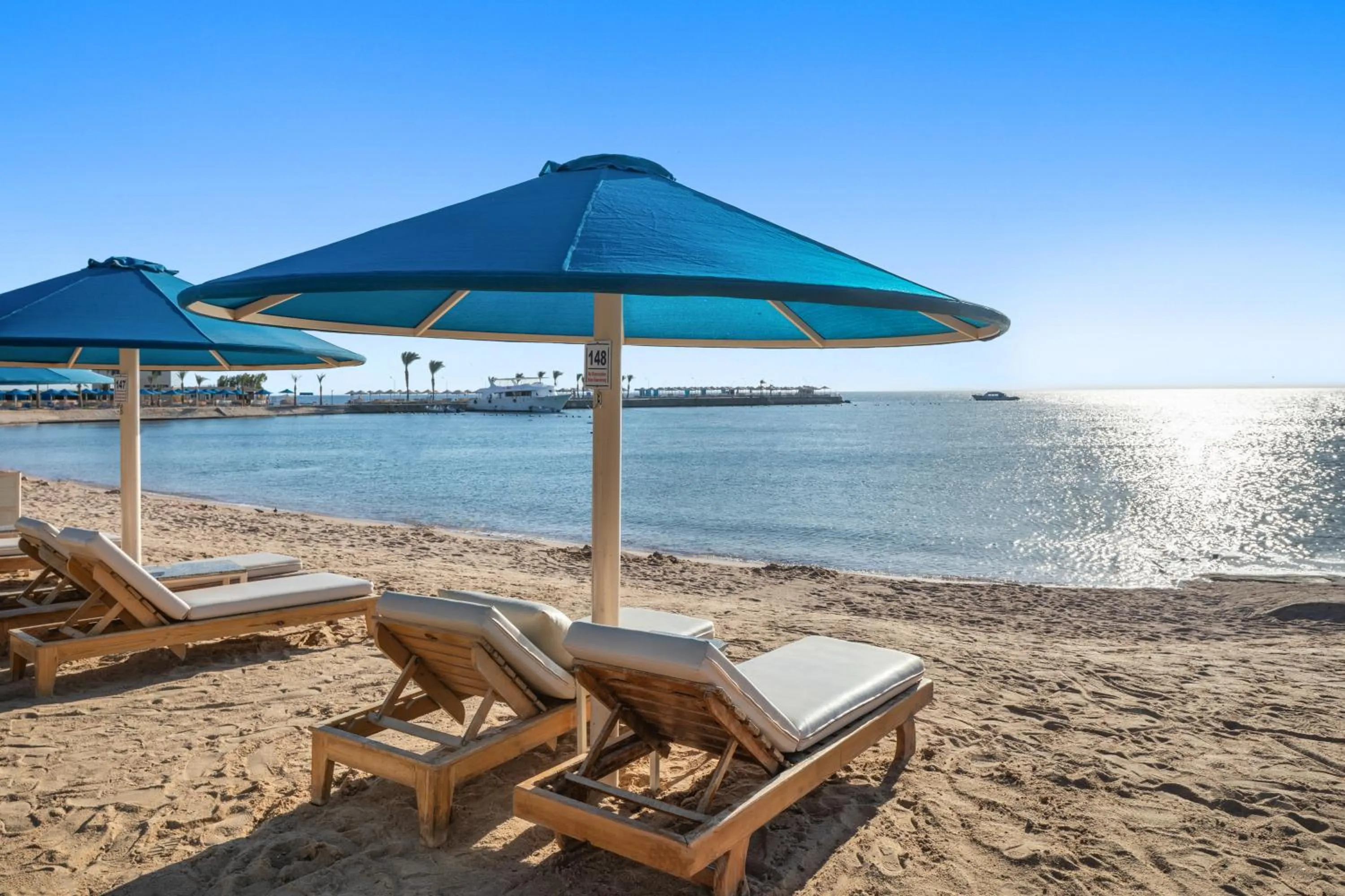 Beach in Beach Albatros Aqua Park - Hurghada