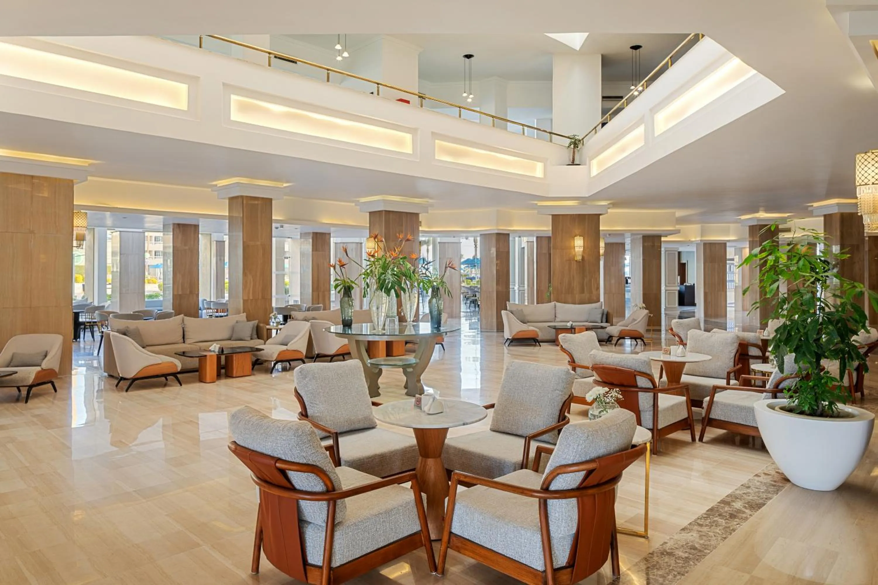 Lobby or reception in Beach Albatros Aqua Park - Hurghada