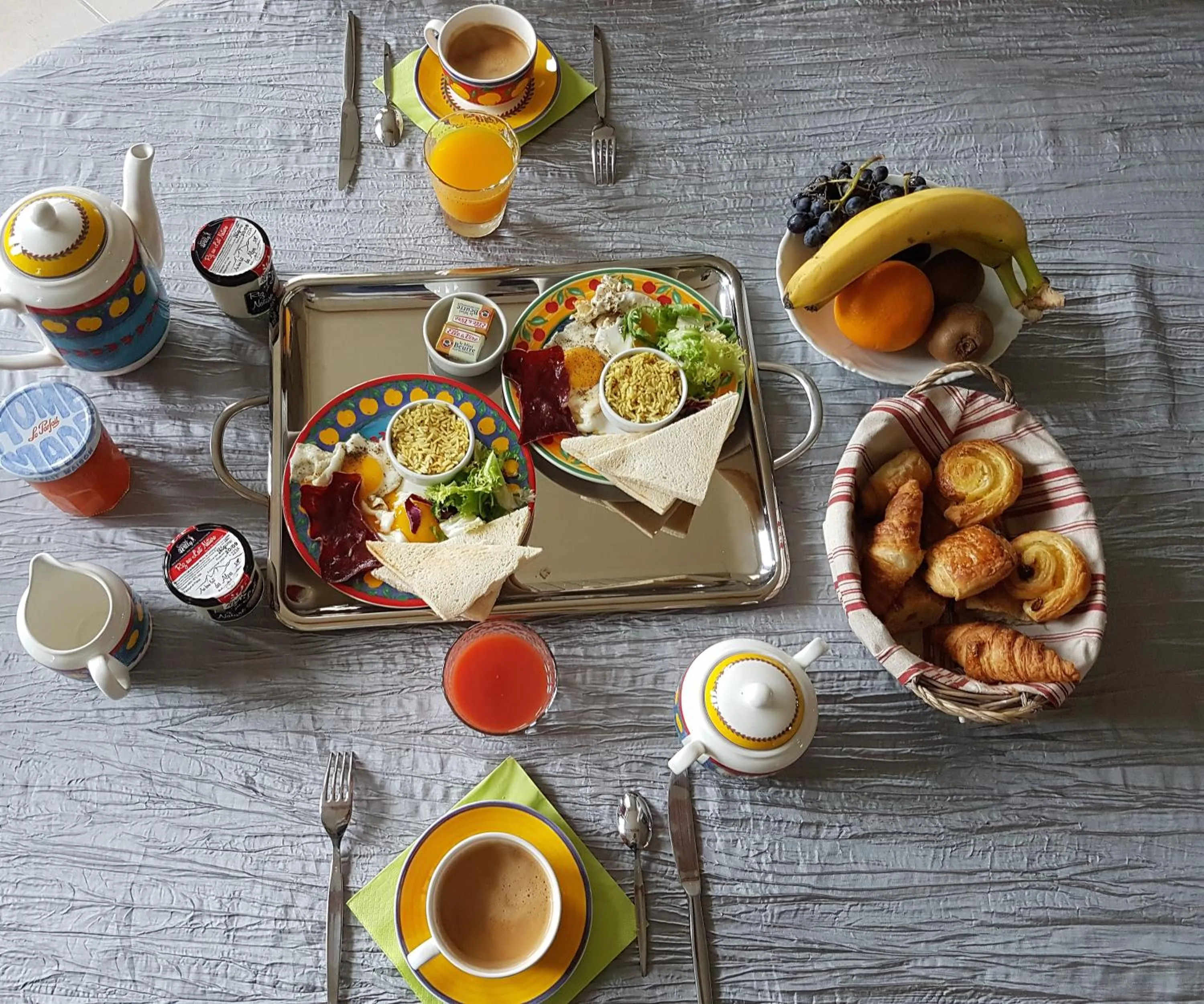 Continental breakfast in La Montignonne