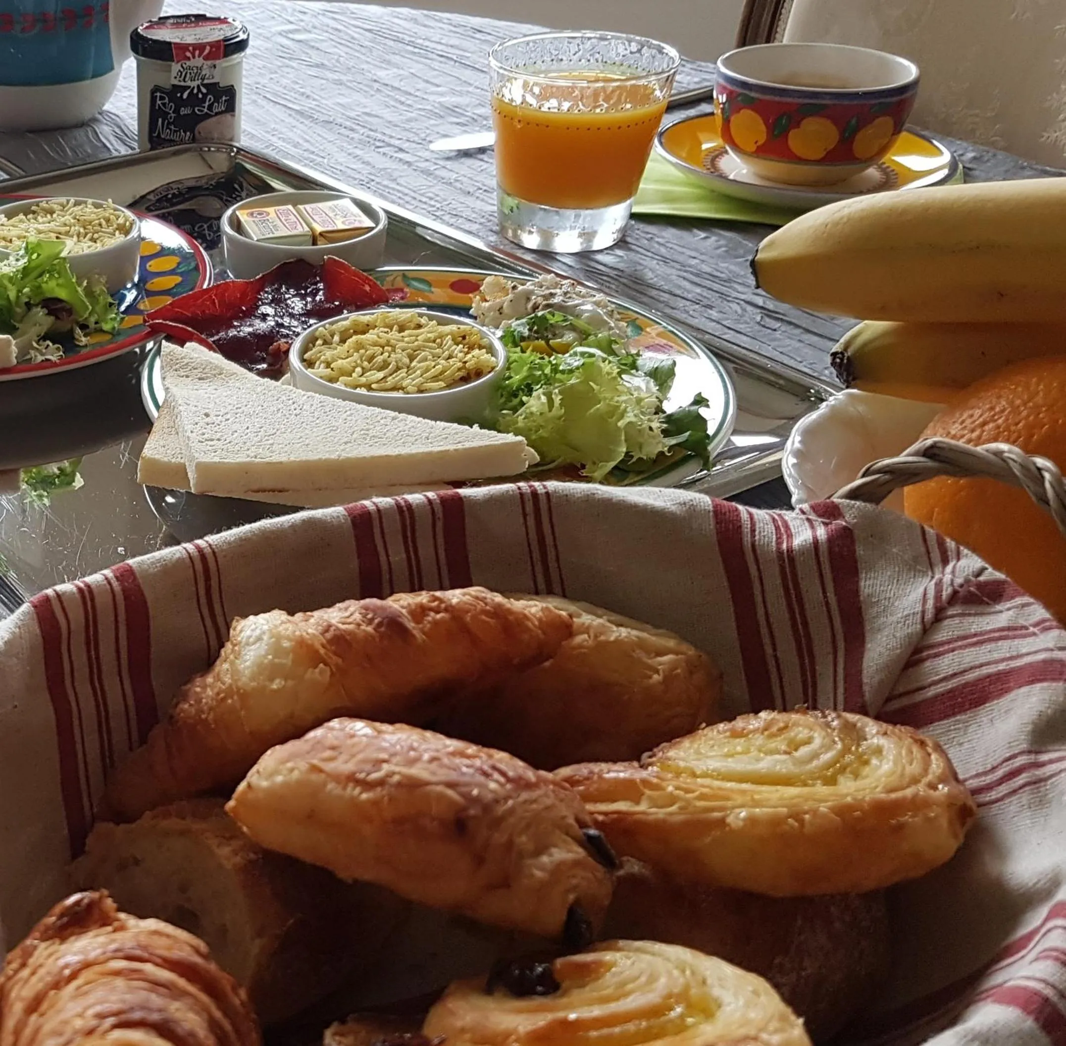 Food close-up in La Montignonne