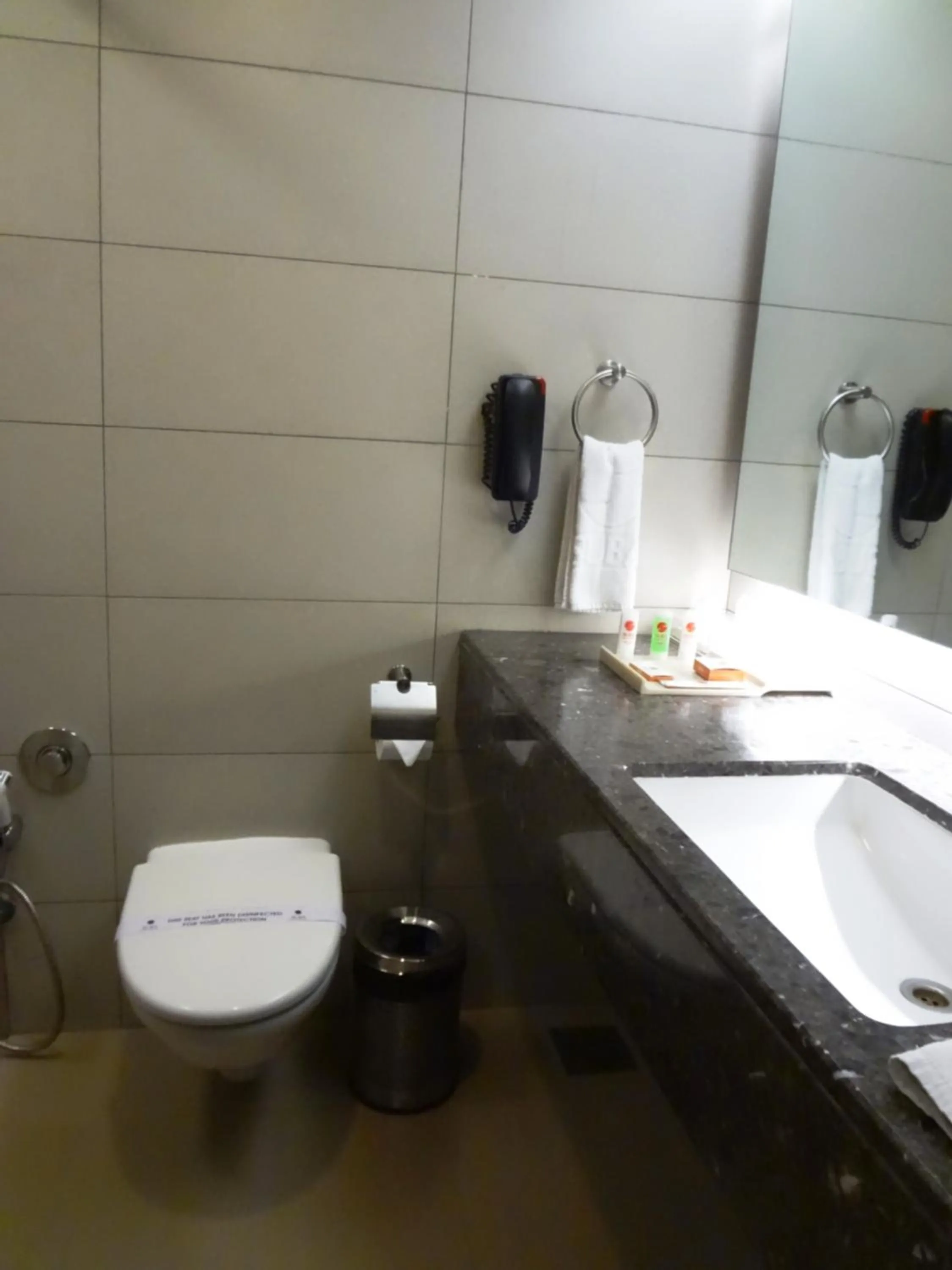 Bathroom in Hotel Suba International Sahar Road Mumbai
