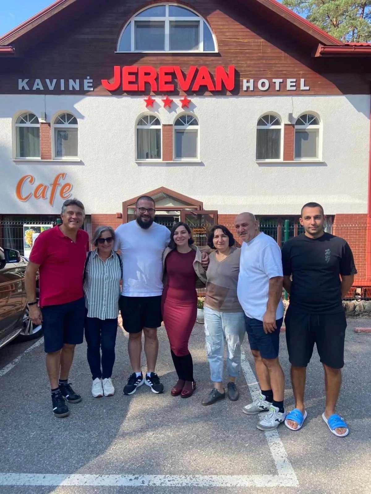 Family in Hotel Jerevan