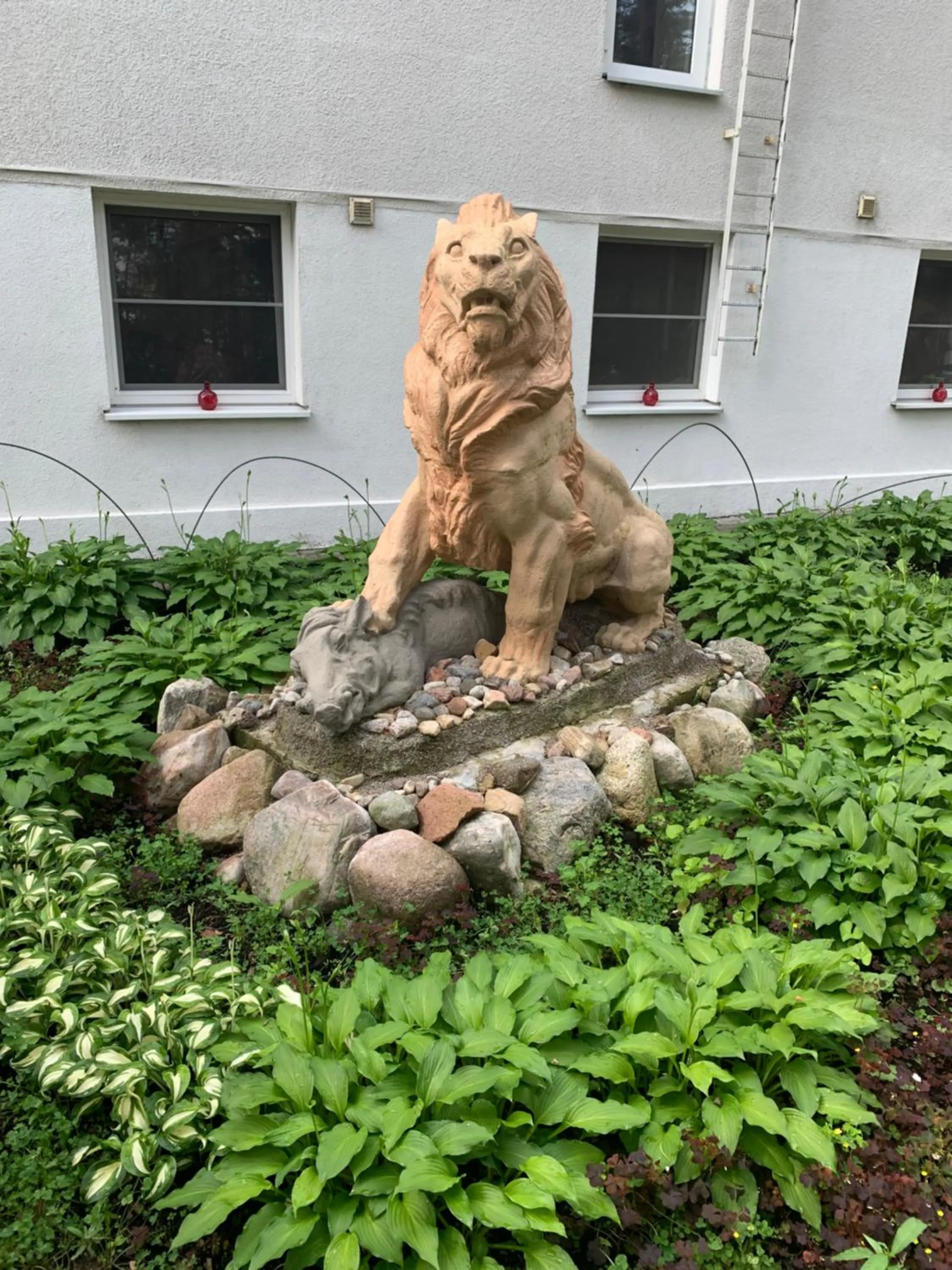 Garden view in Hotel Jerevan