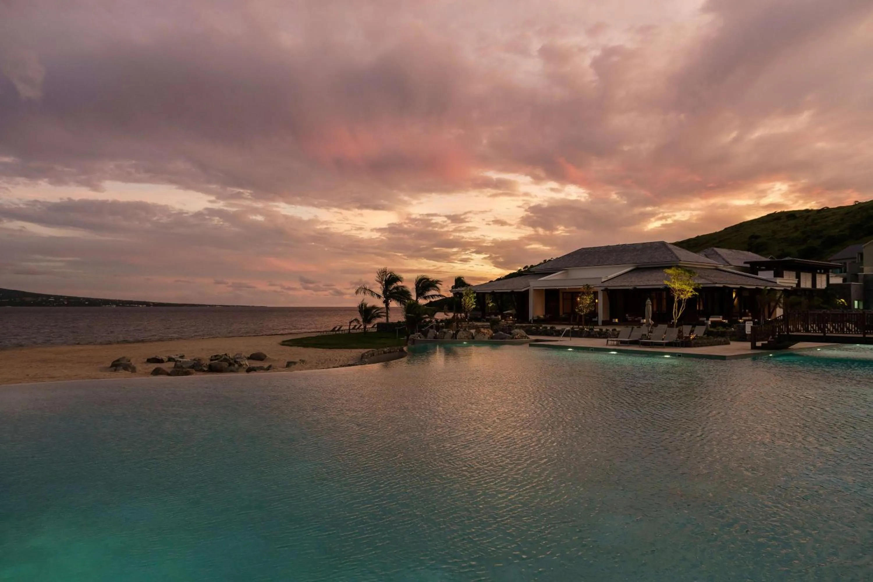 On site in Park Hyatt St. Kitts