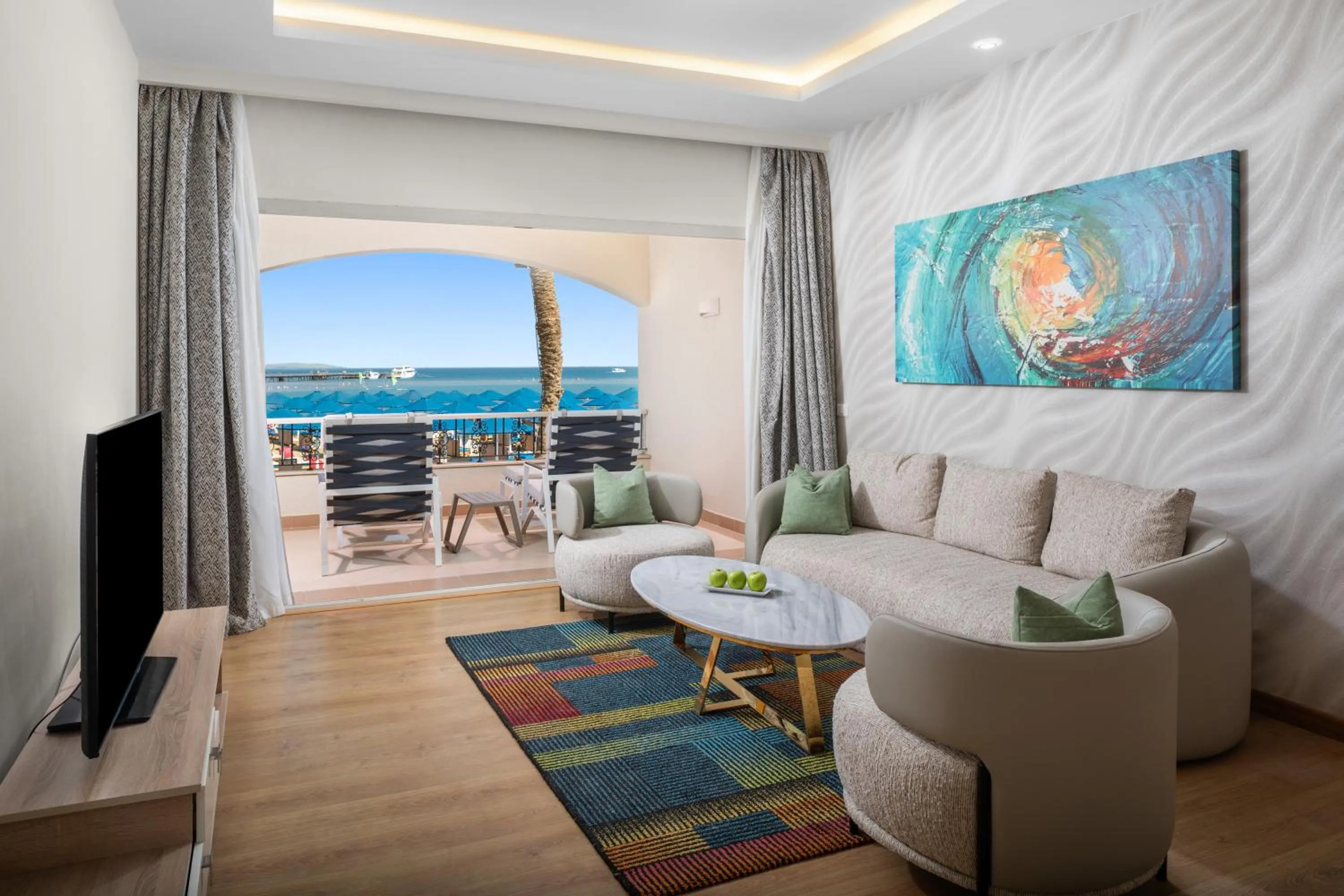 TV and multimedia in Pickalbatros Dana Beach Resort - Aqua Park