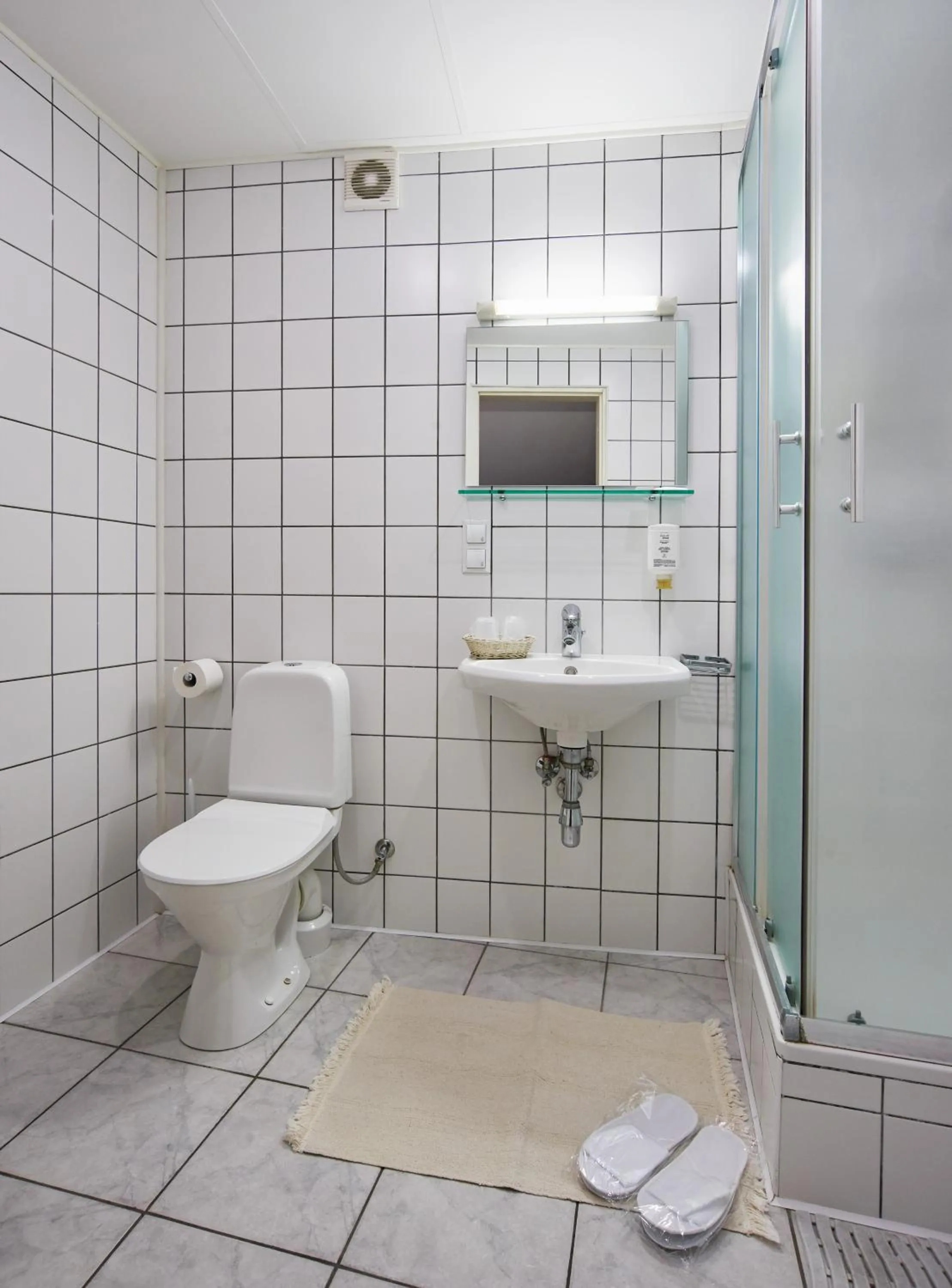 Bathroom in Angel Town Hall Apartments