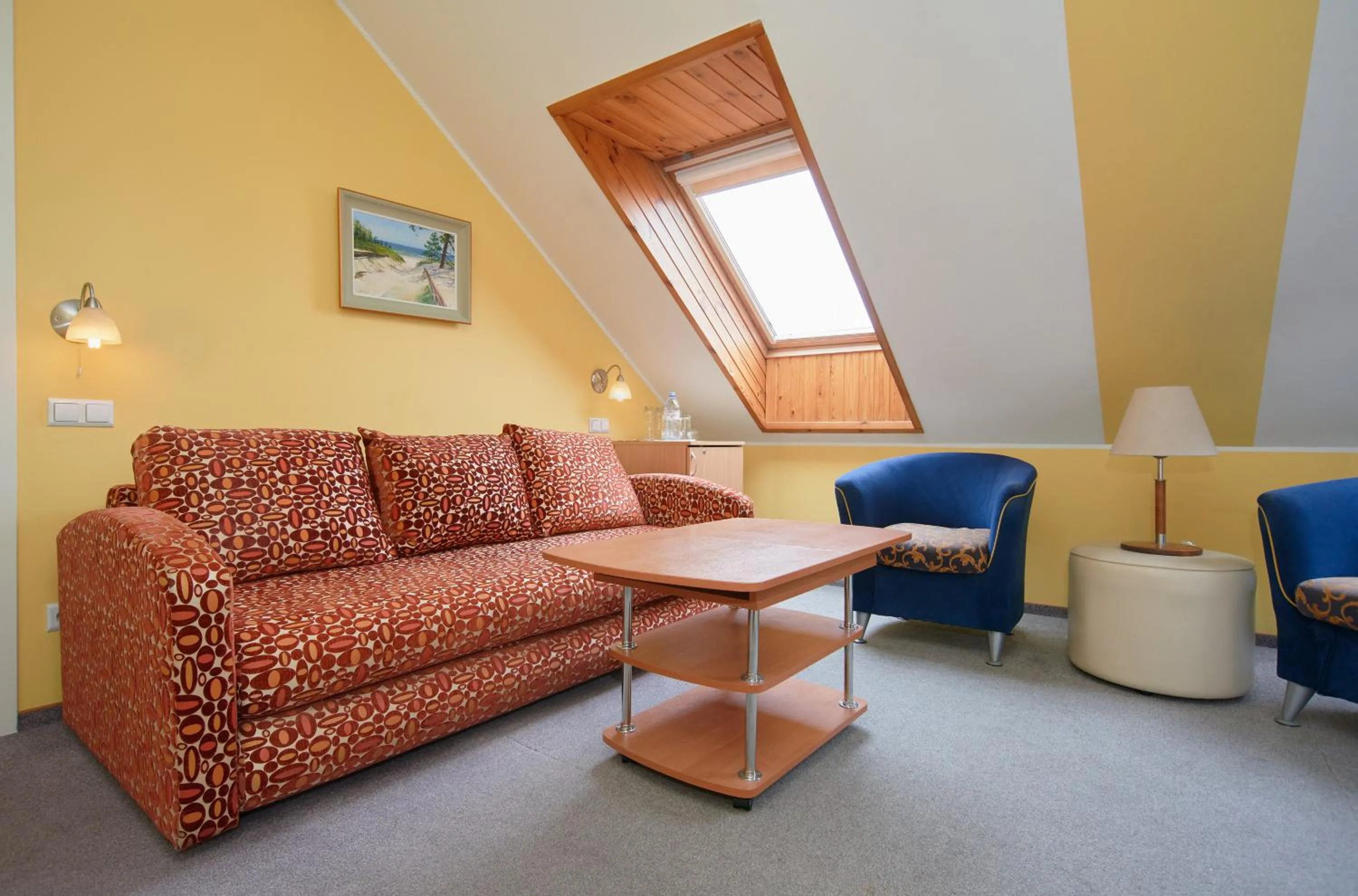 Living room in Angel Town Hall Apartments