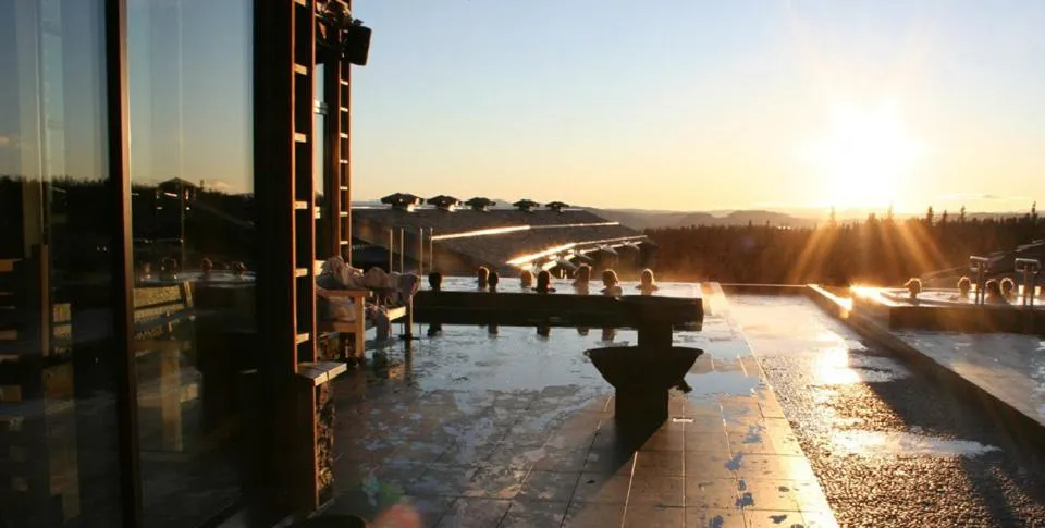 Sunset in Norefjell Ski & Spa