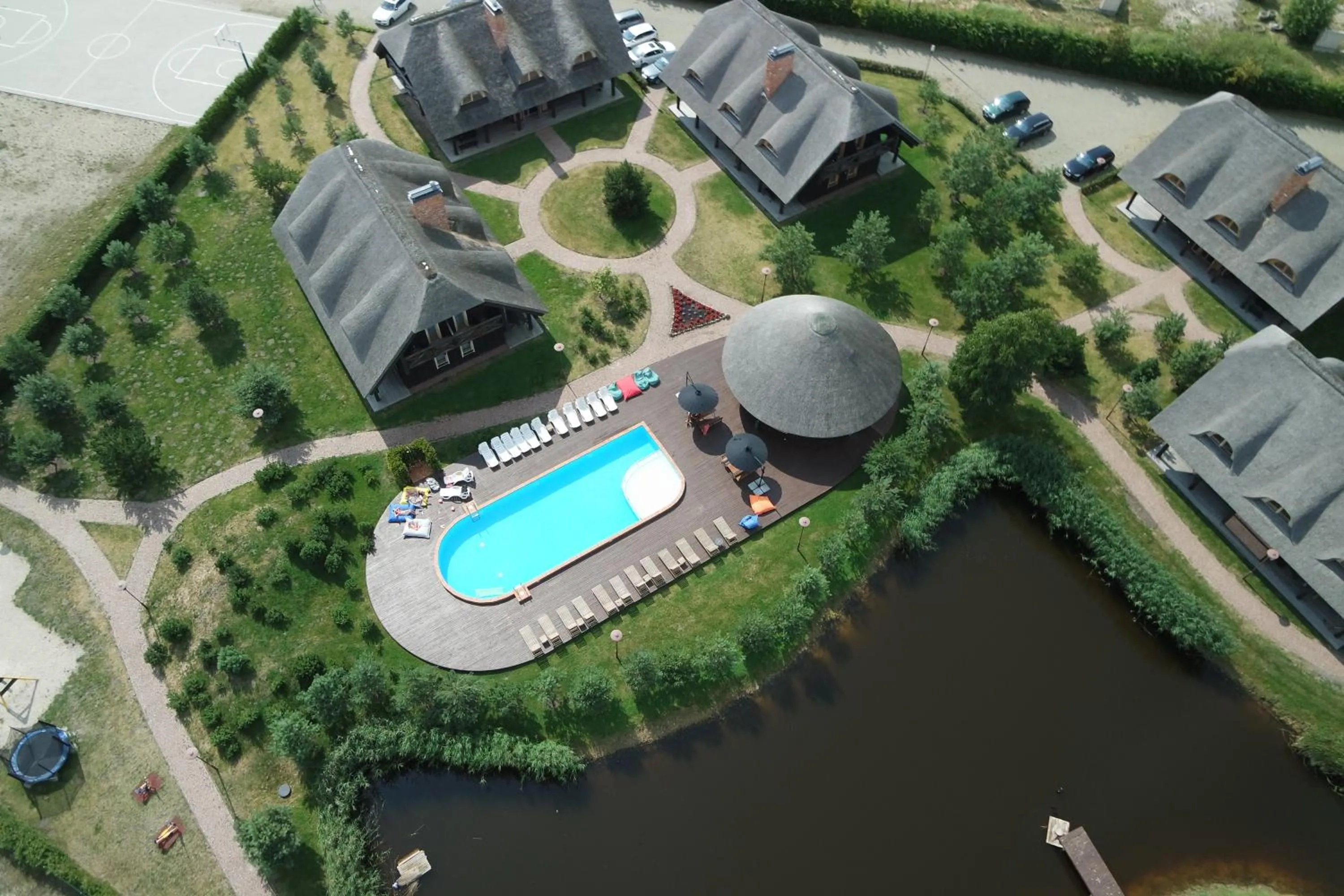 Bird's eye view in Pajūrio Sodyba