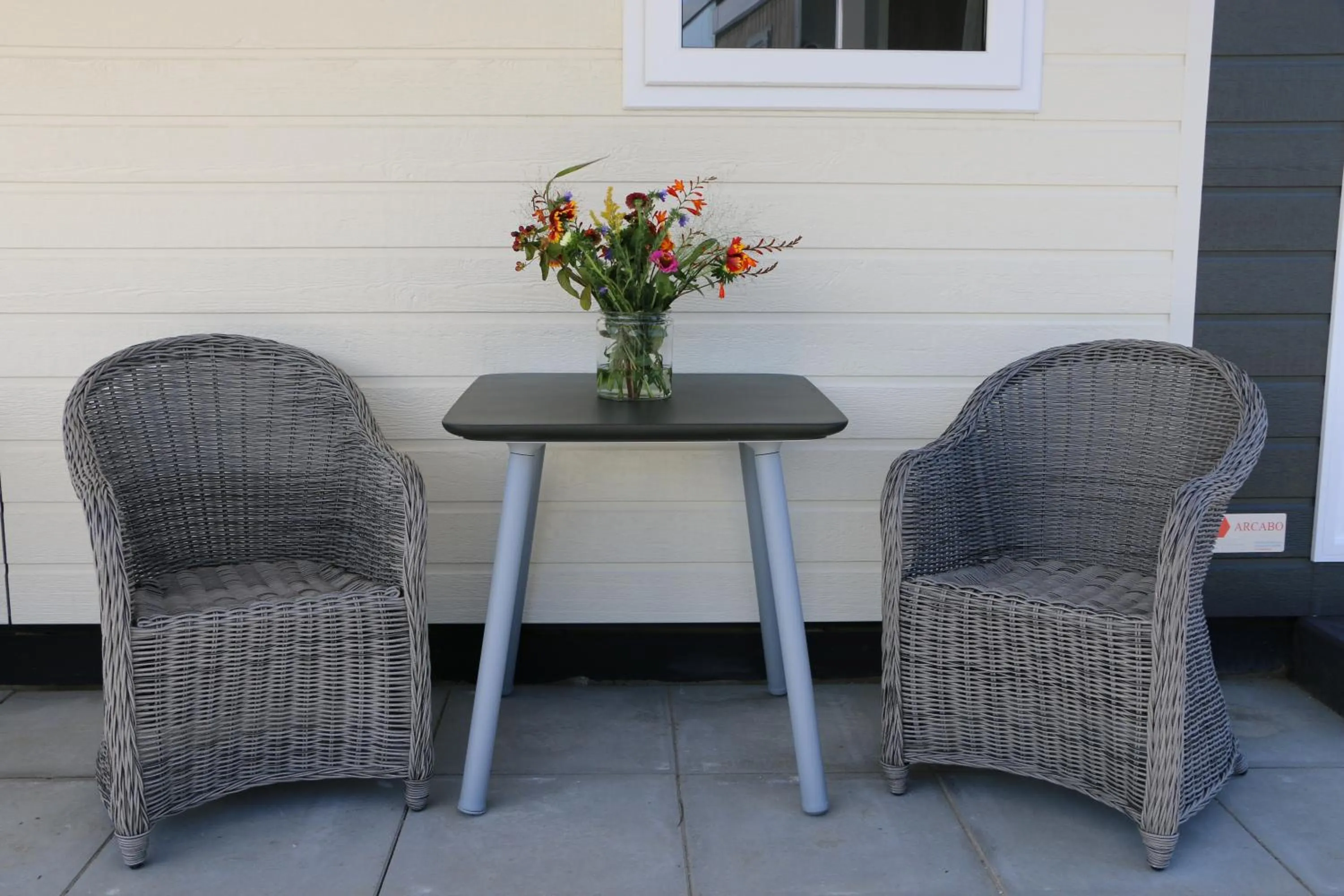 Seating area in Hotel Chalets Middelburg