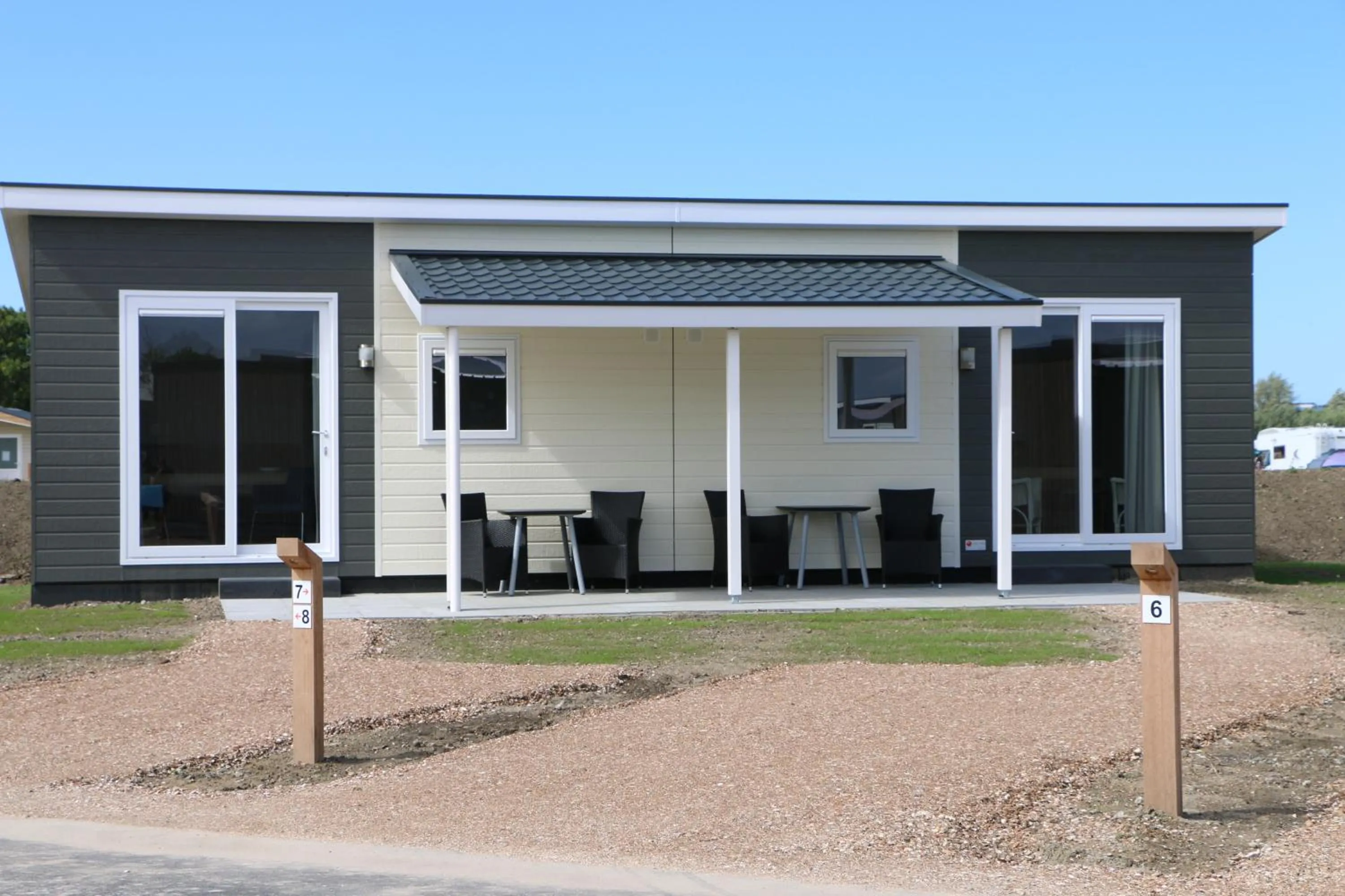 Decorative detail in Hotel Chalets Middelburg