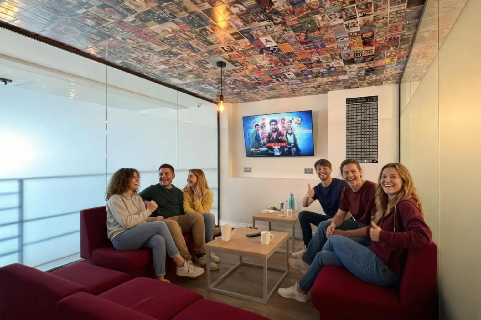 Communal lounge/ TV room in Smart Camden Inn