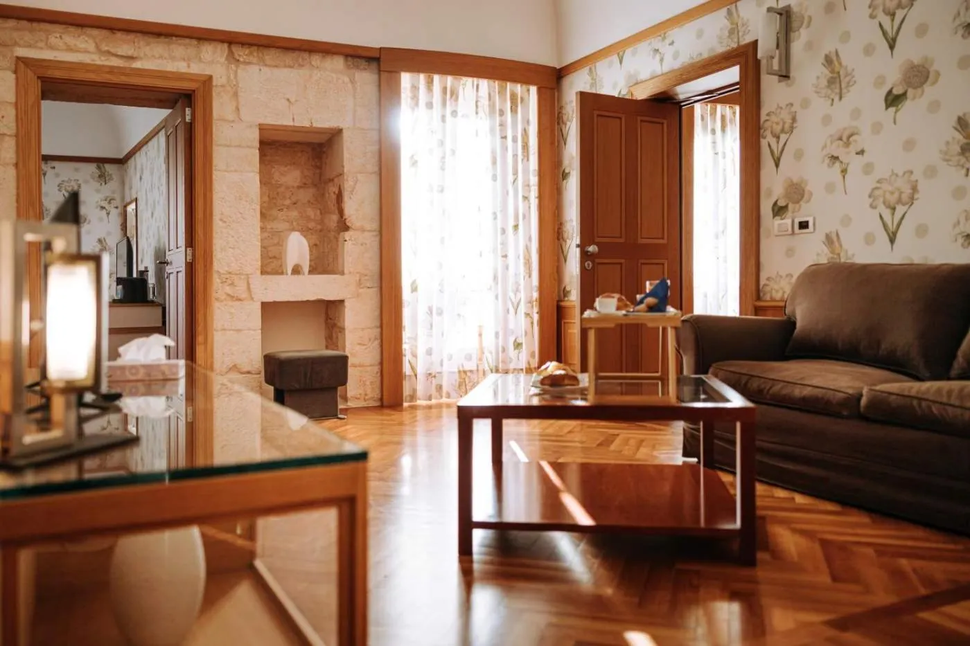 Seating area in Santa Rosa Relais