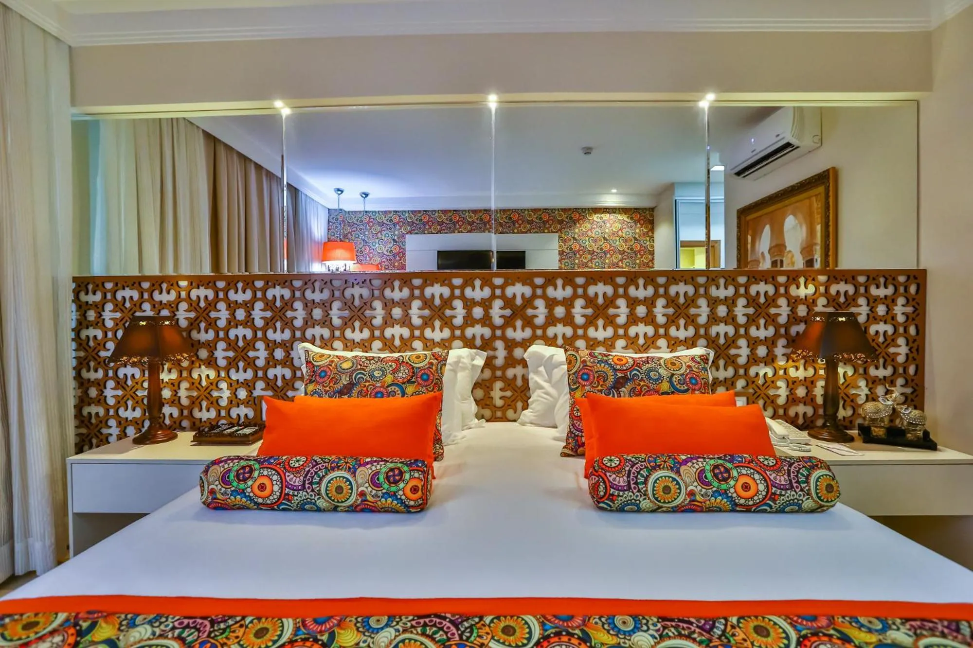 Bed in Golden Lis Hotel Boutique