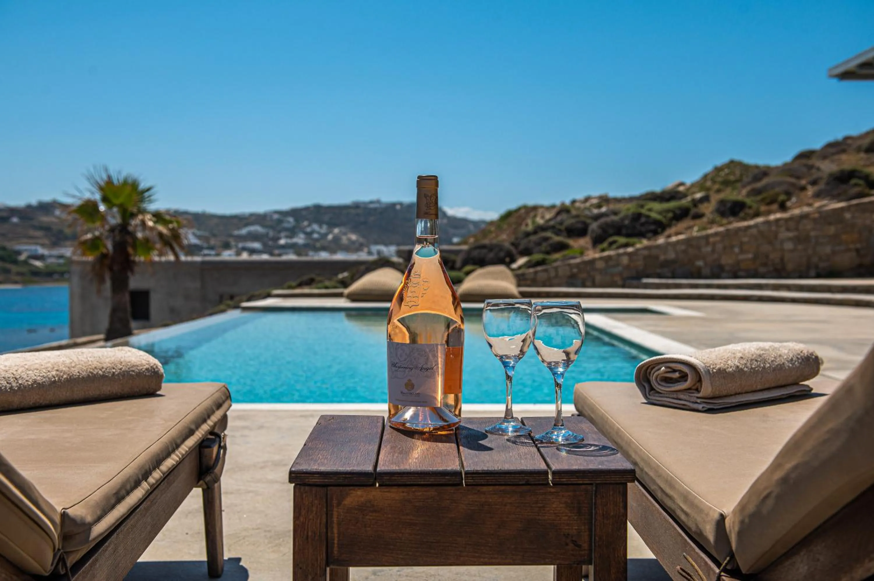 Sea view in Carpe Diem Villas Mykonos ,Heated Pool!
