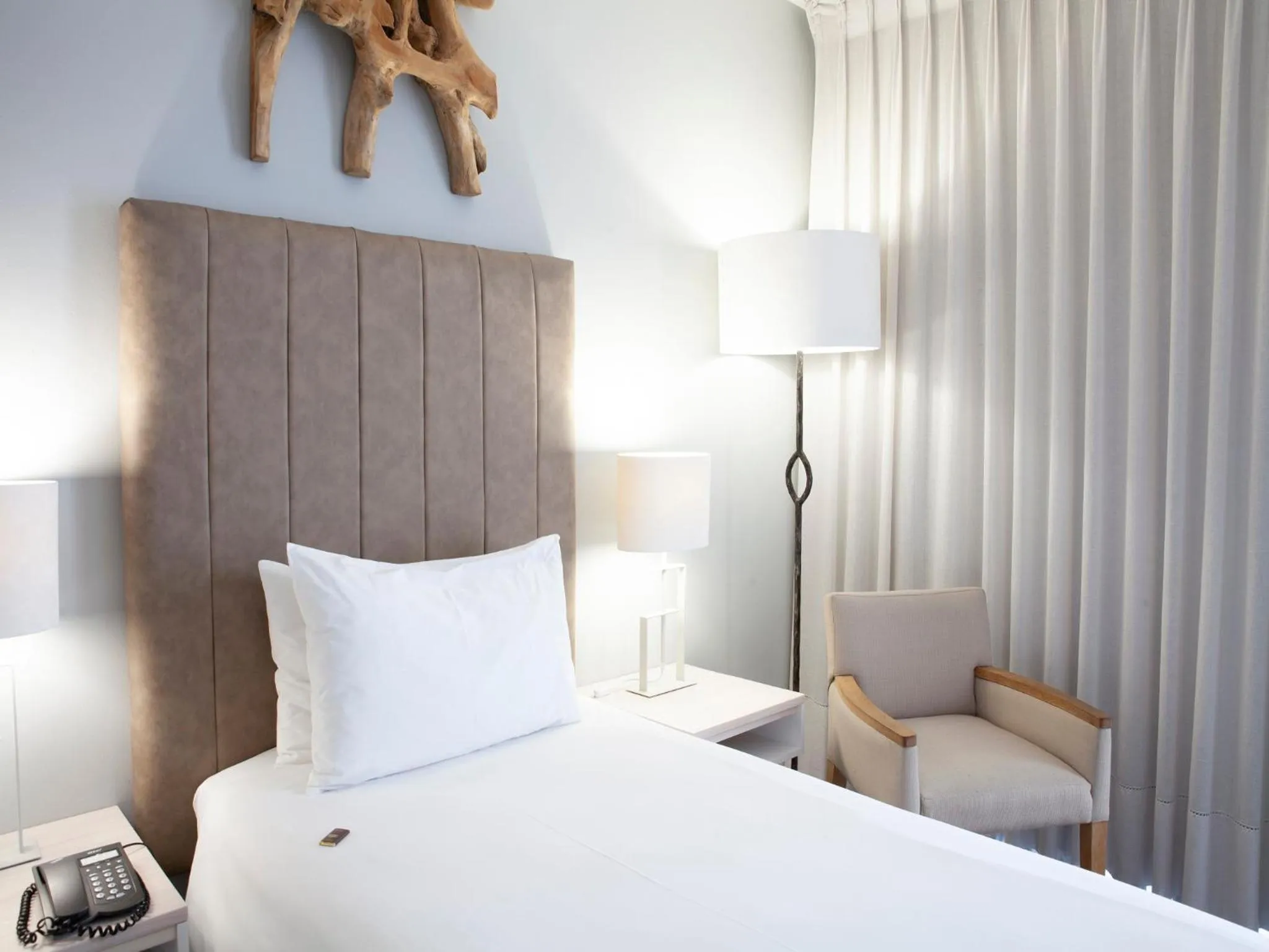 Bed in Atlantic Beach Hotel