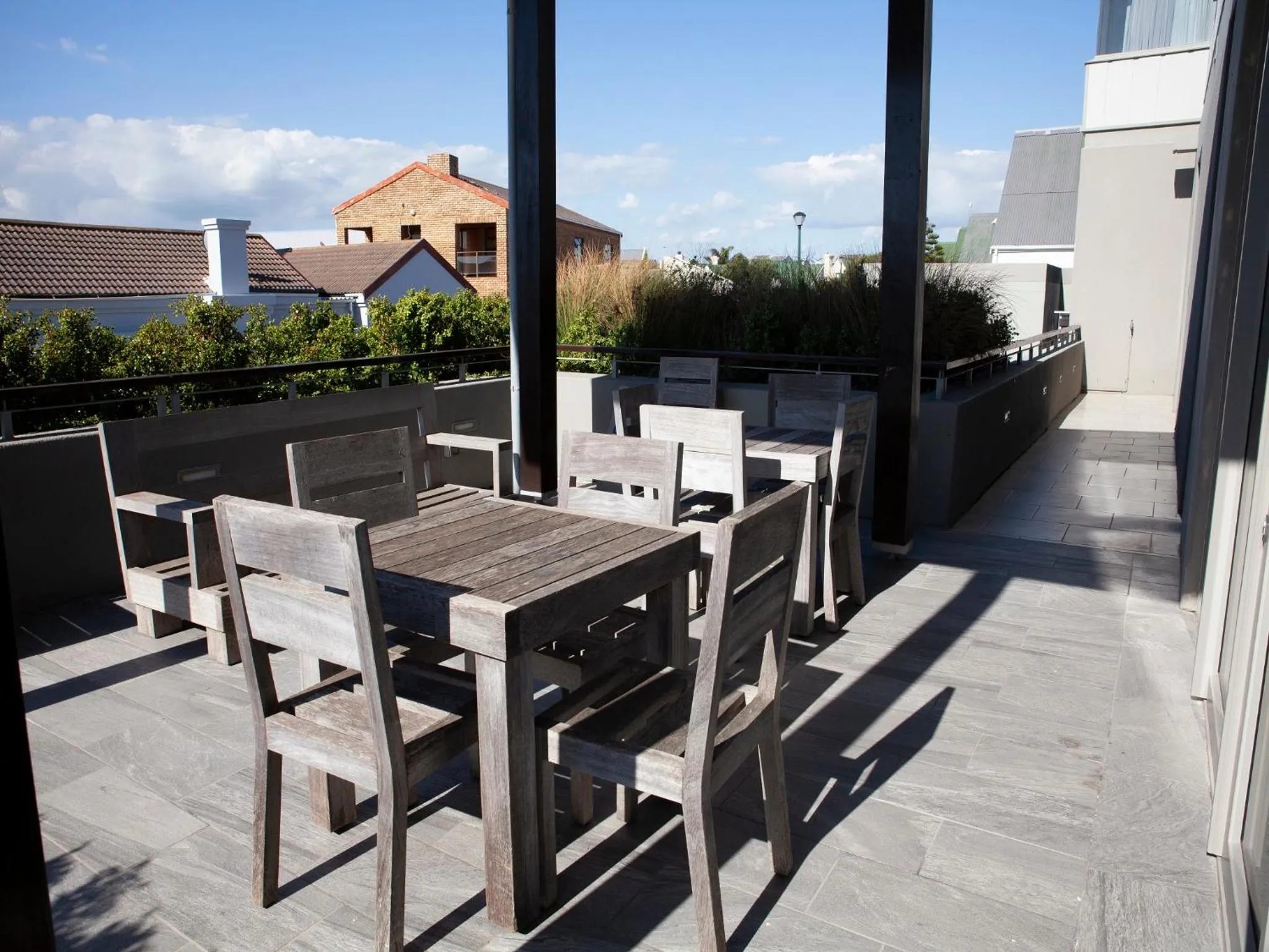 Patio in Atlantic Beach Hotel