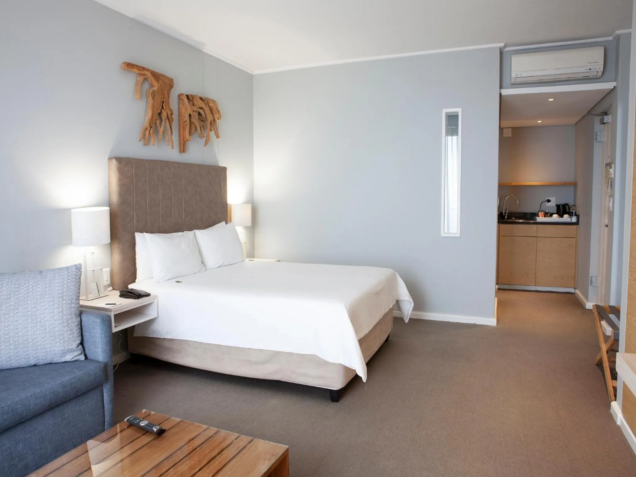 Bed in Atlantic Beach Hotel