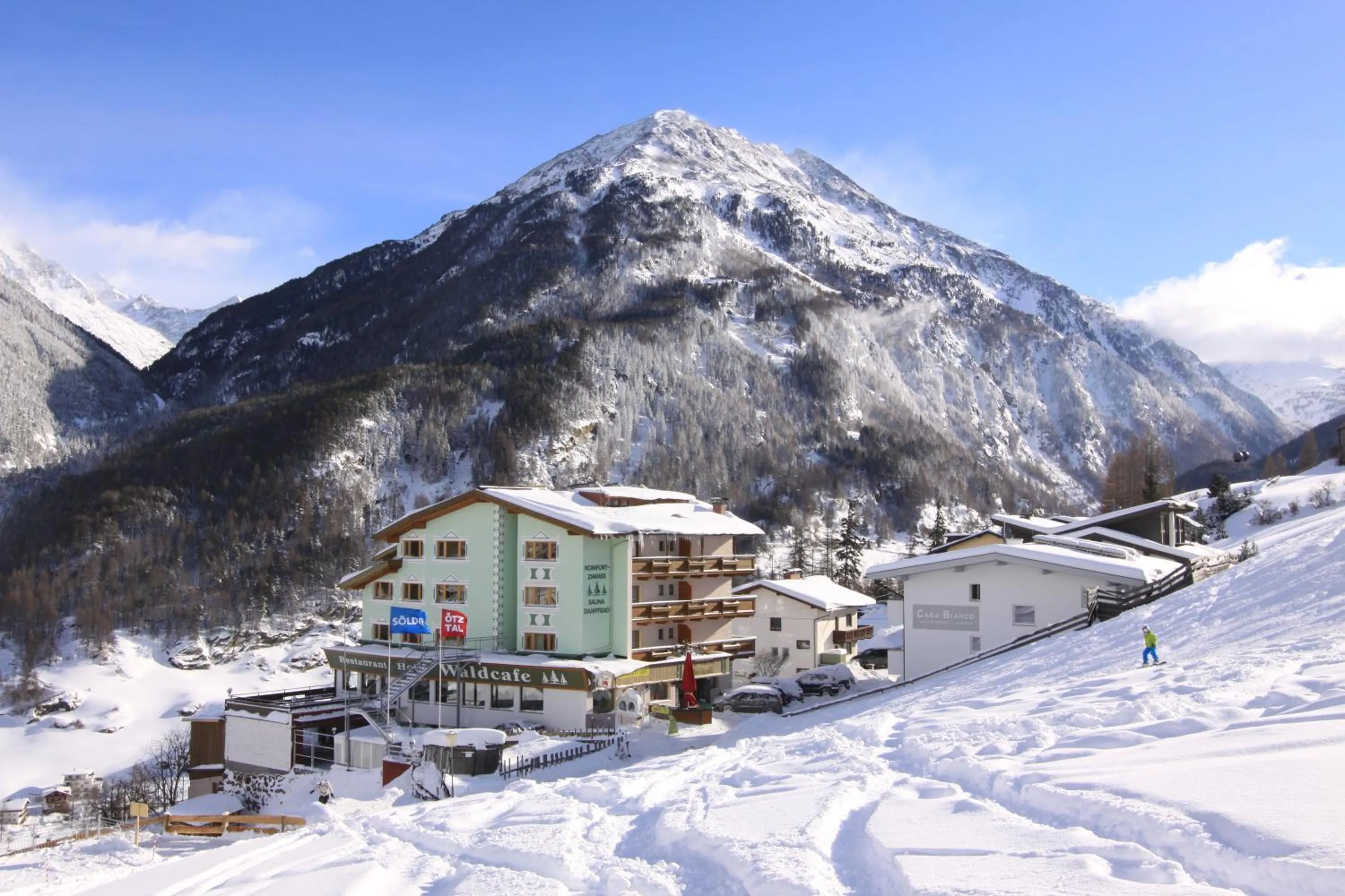 Property building in Hotel Waldcafe