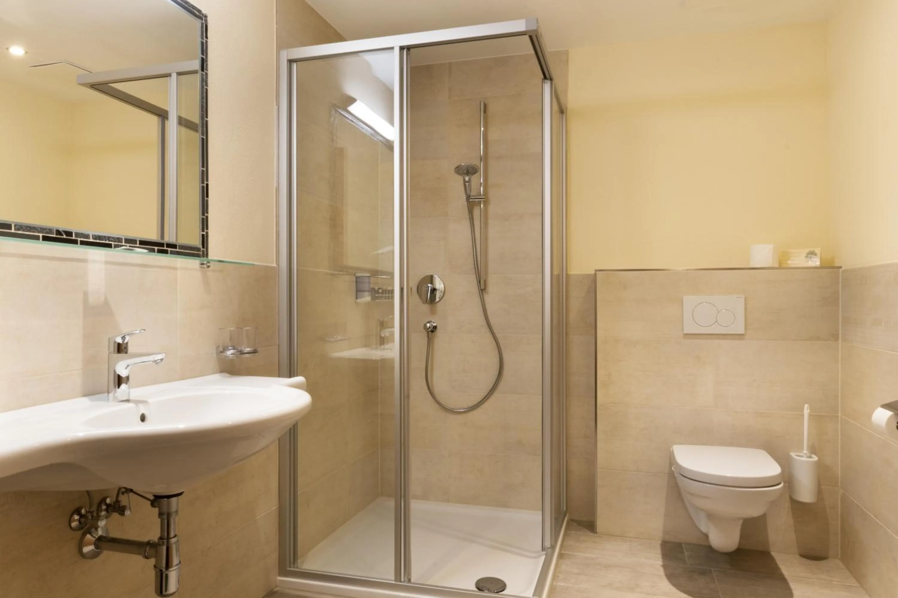 Bathroom in Hotel Waldcafe