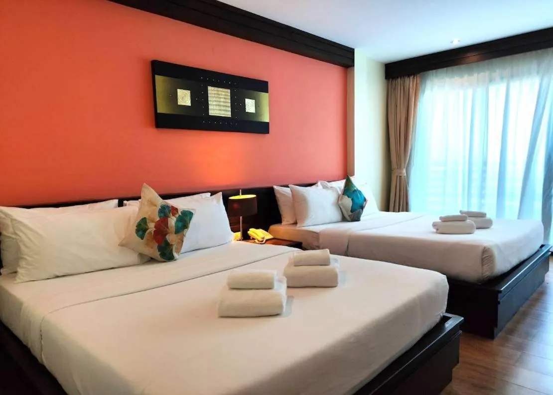 Bed in Grand Jomtien Palace Hotel - SHA Extra Plus