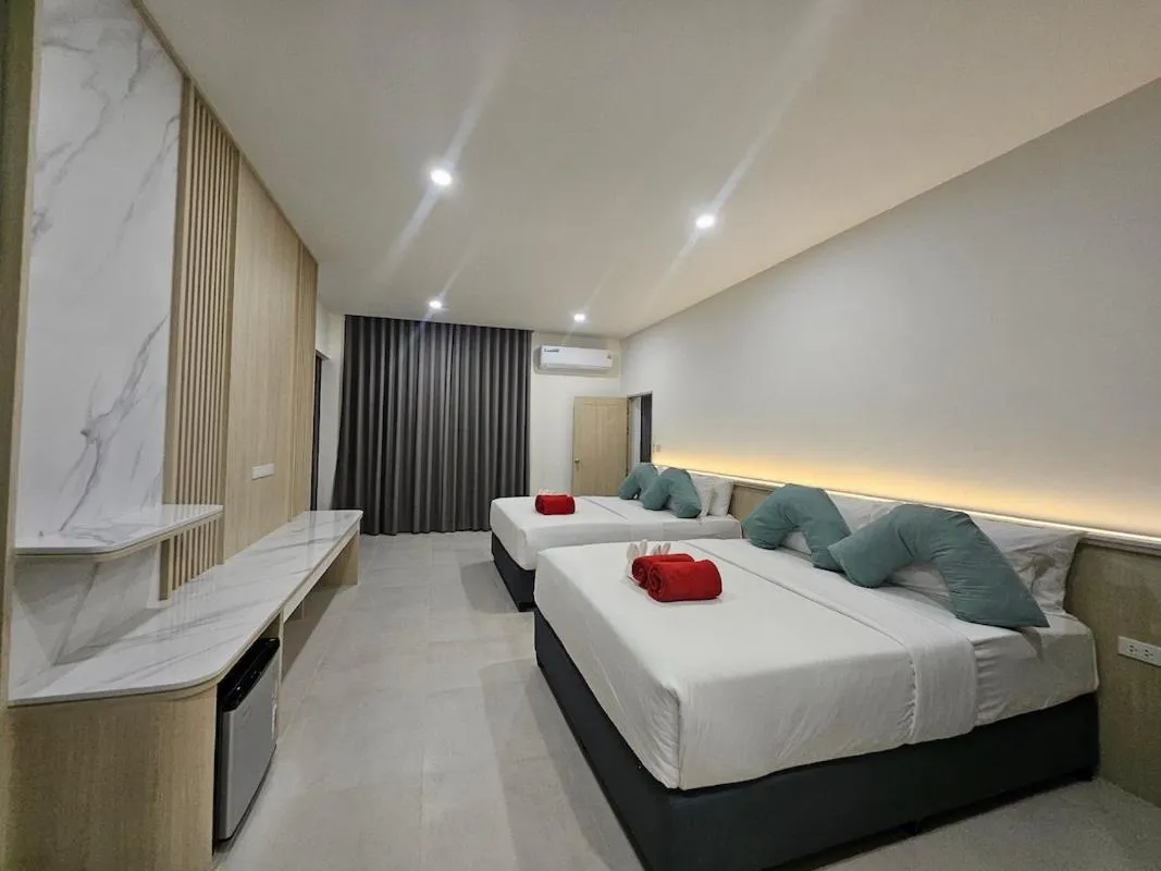 Bed in Grand Jomtien Palace Hotel - SHA Extra Plus