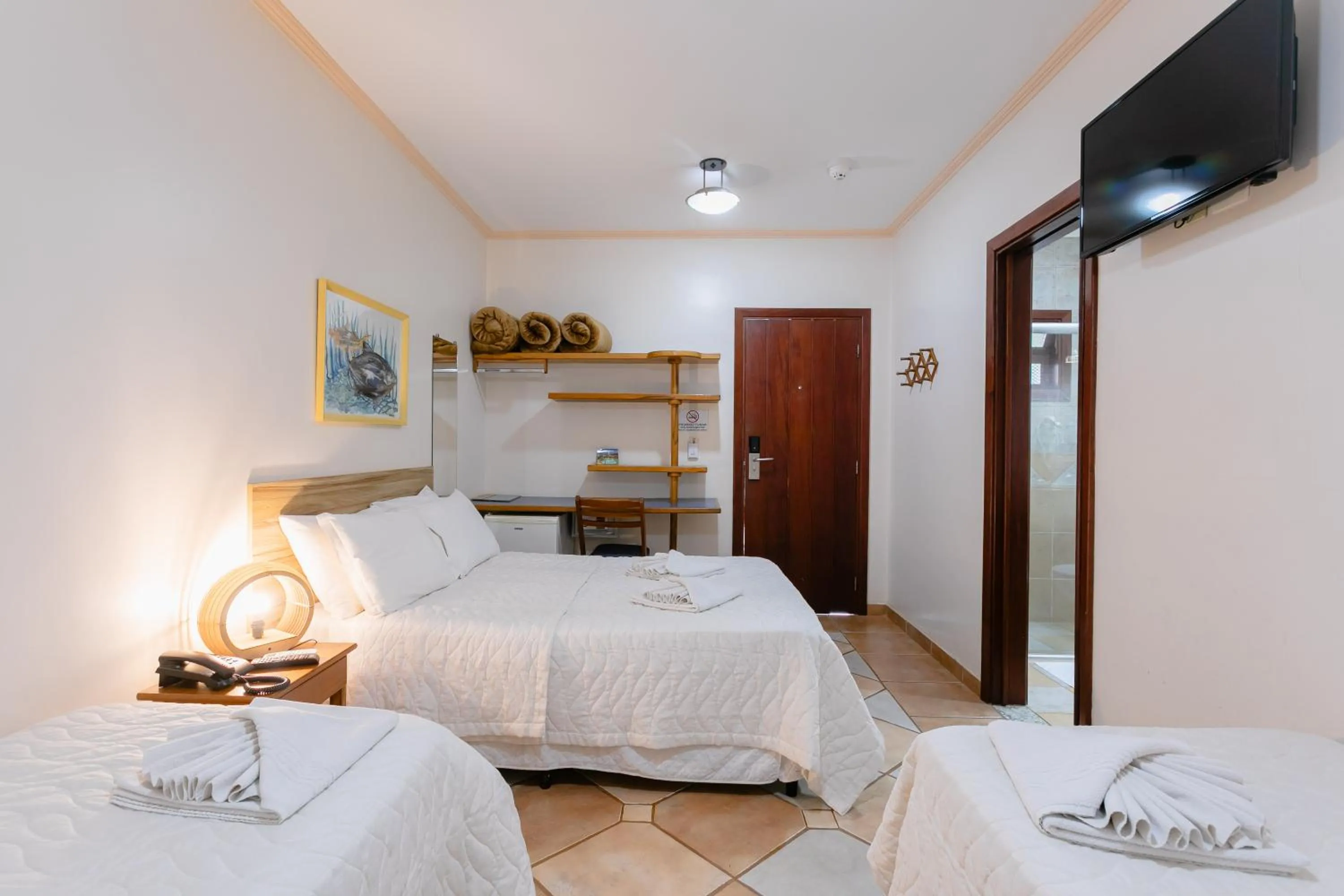 Bed in Hotel Pirá Miúna