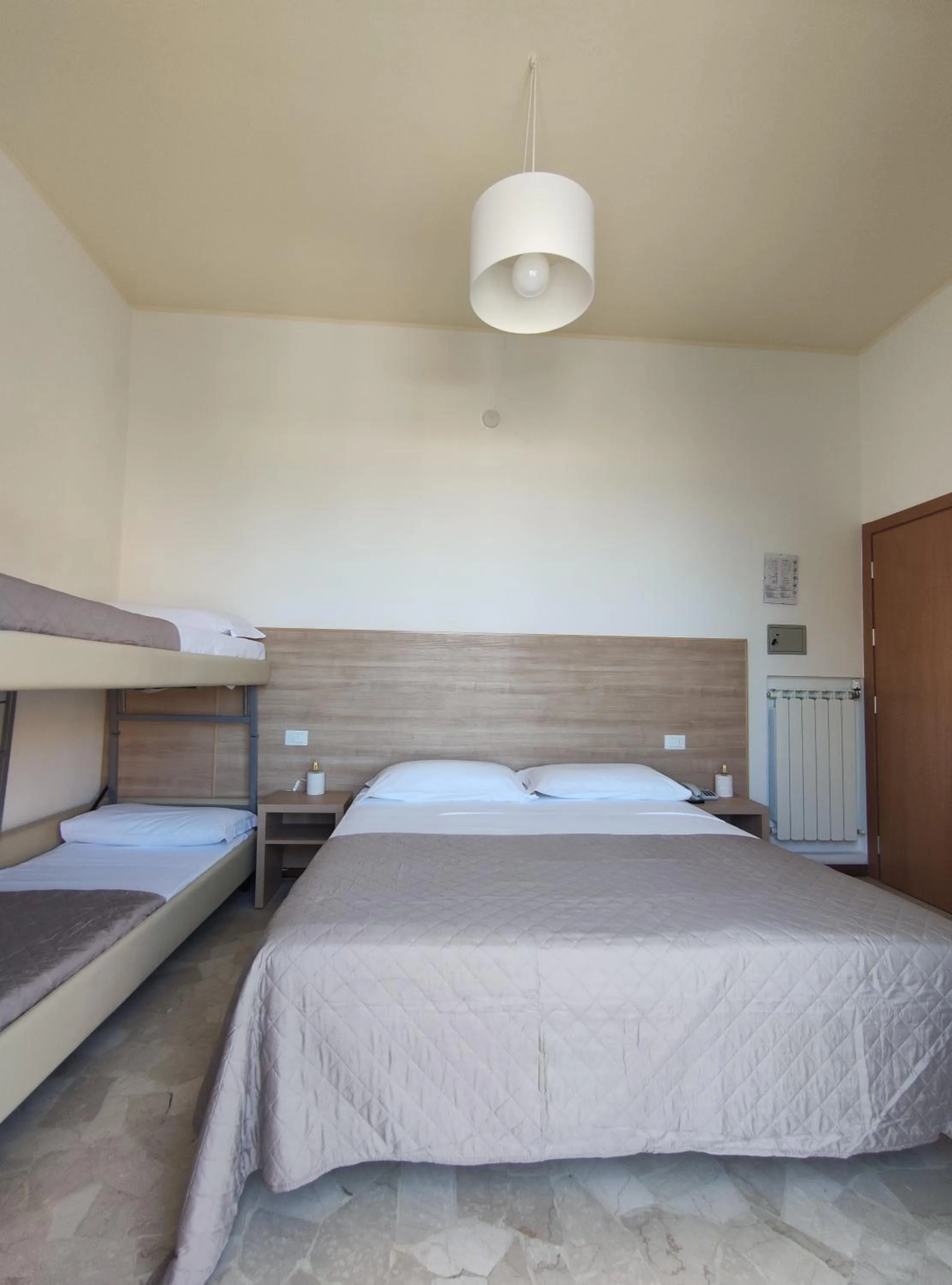 Bed in Hotel Galassia