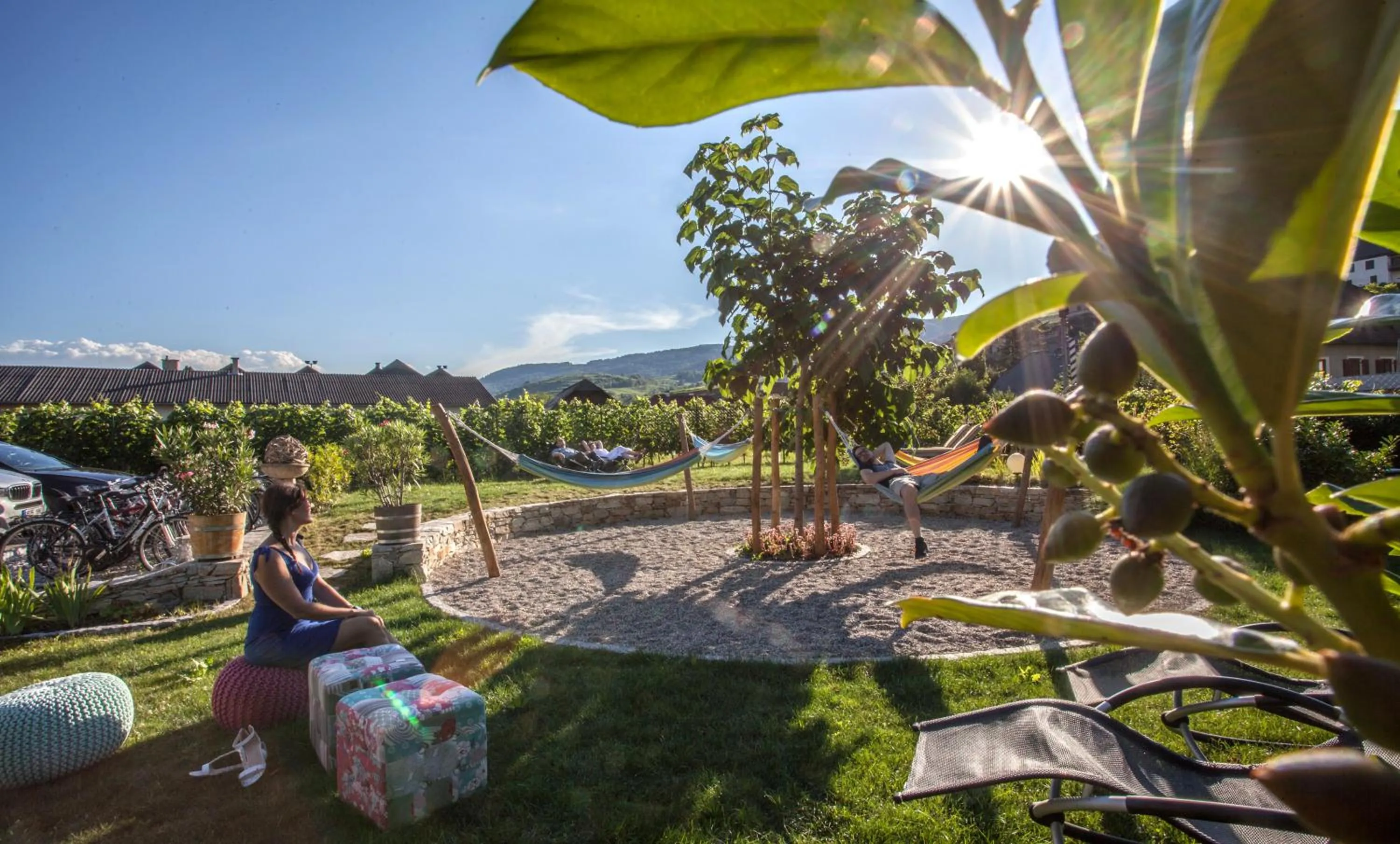 Garden in Das WeinQuadrat - boutique stay